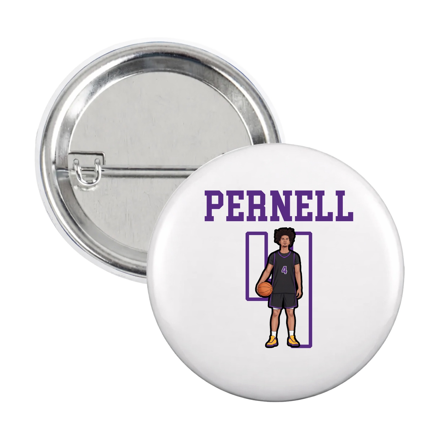 Game Day Button — Shirsey in White