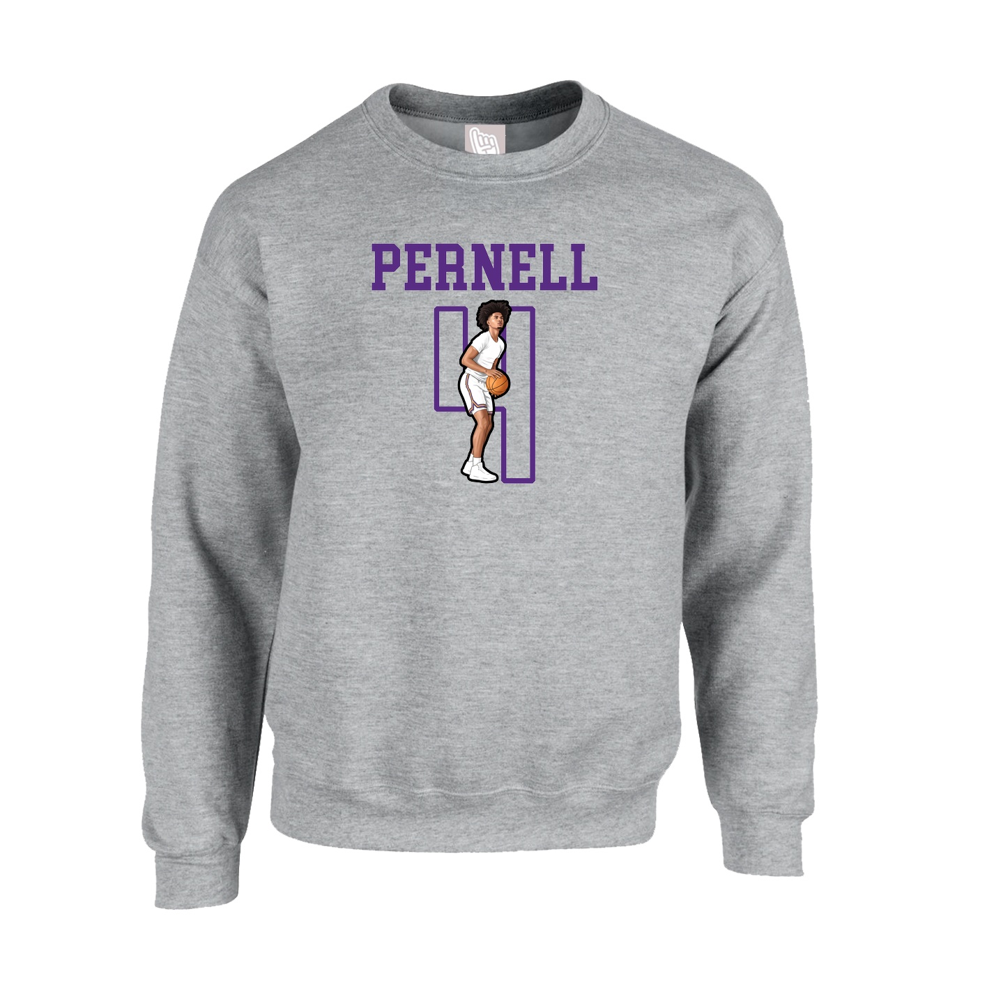 Fleece Crew — Shirsey in Grey