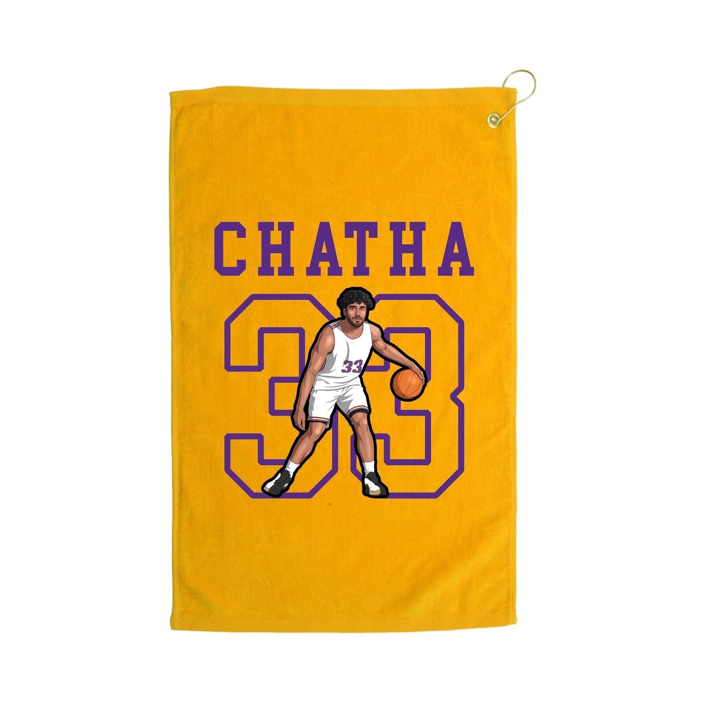 Golf Towel — Shirsey in Gold