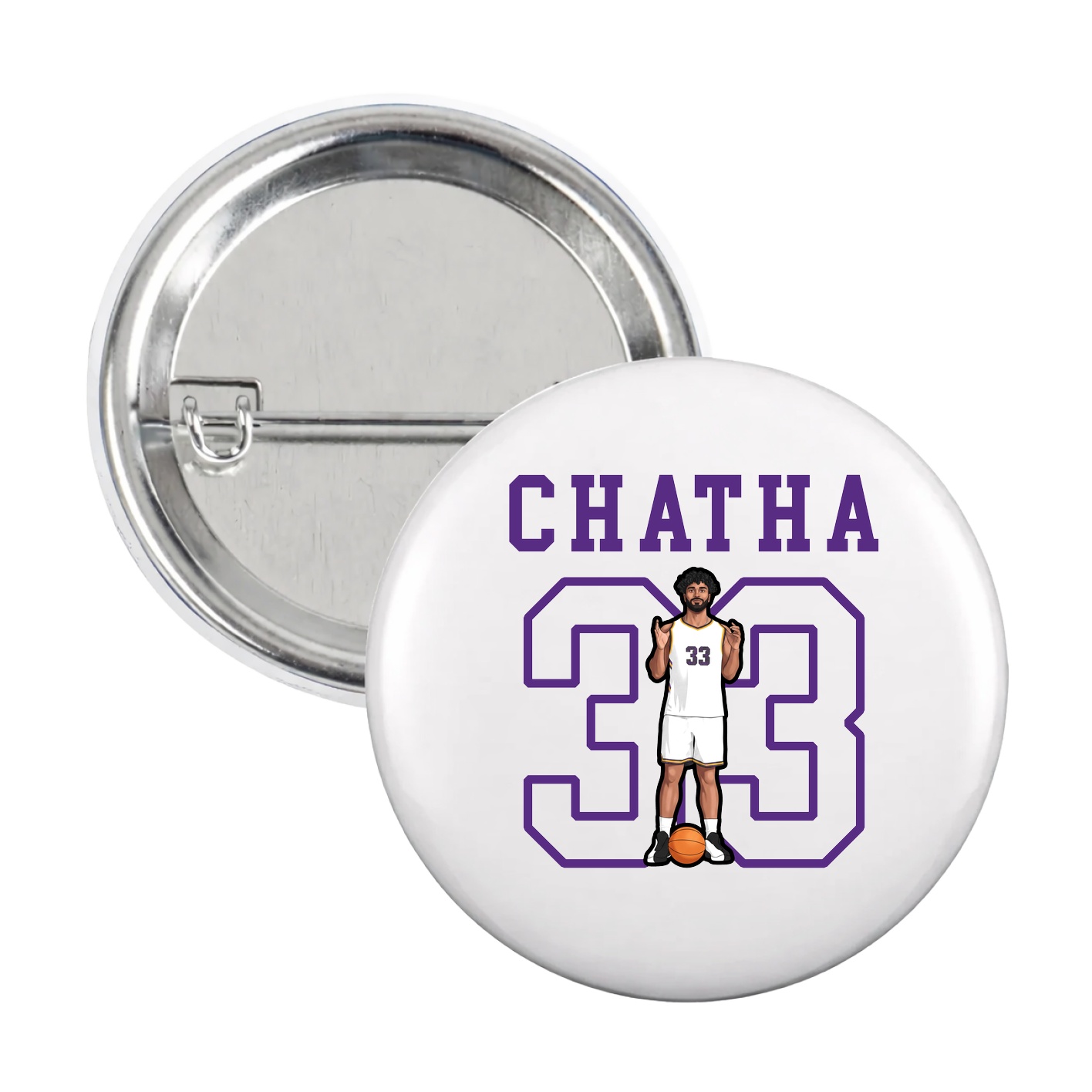 Game Day Button — Shirsey in White