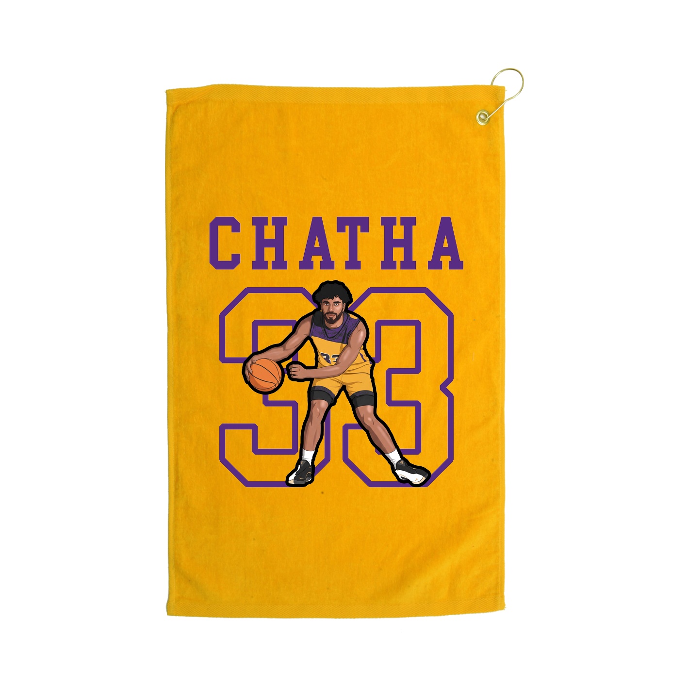 Golf Towel — Shirsey in Gold