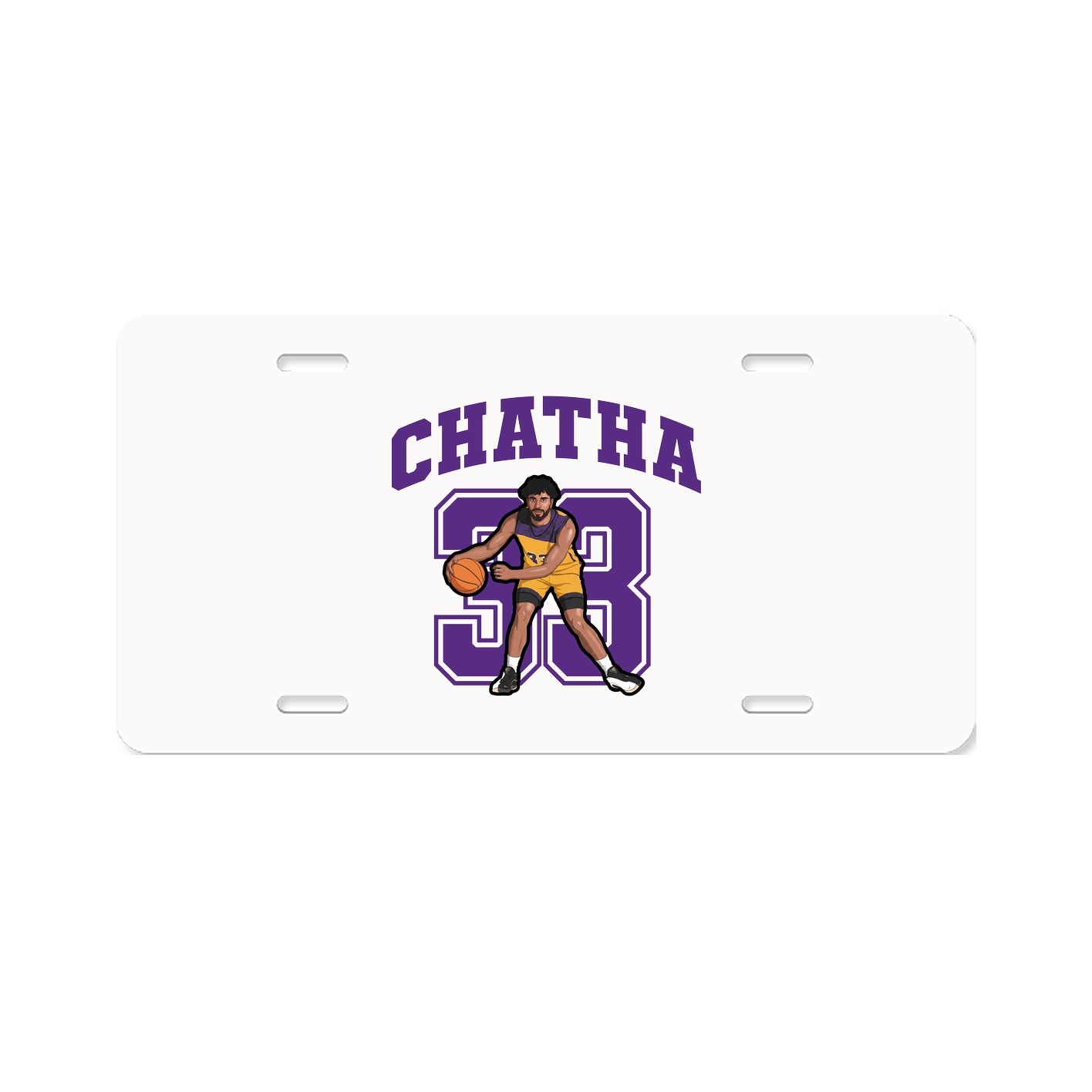 License Plate — Number in Classic