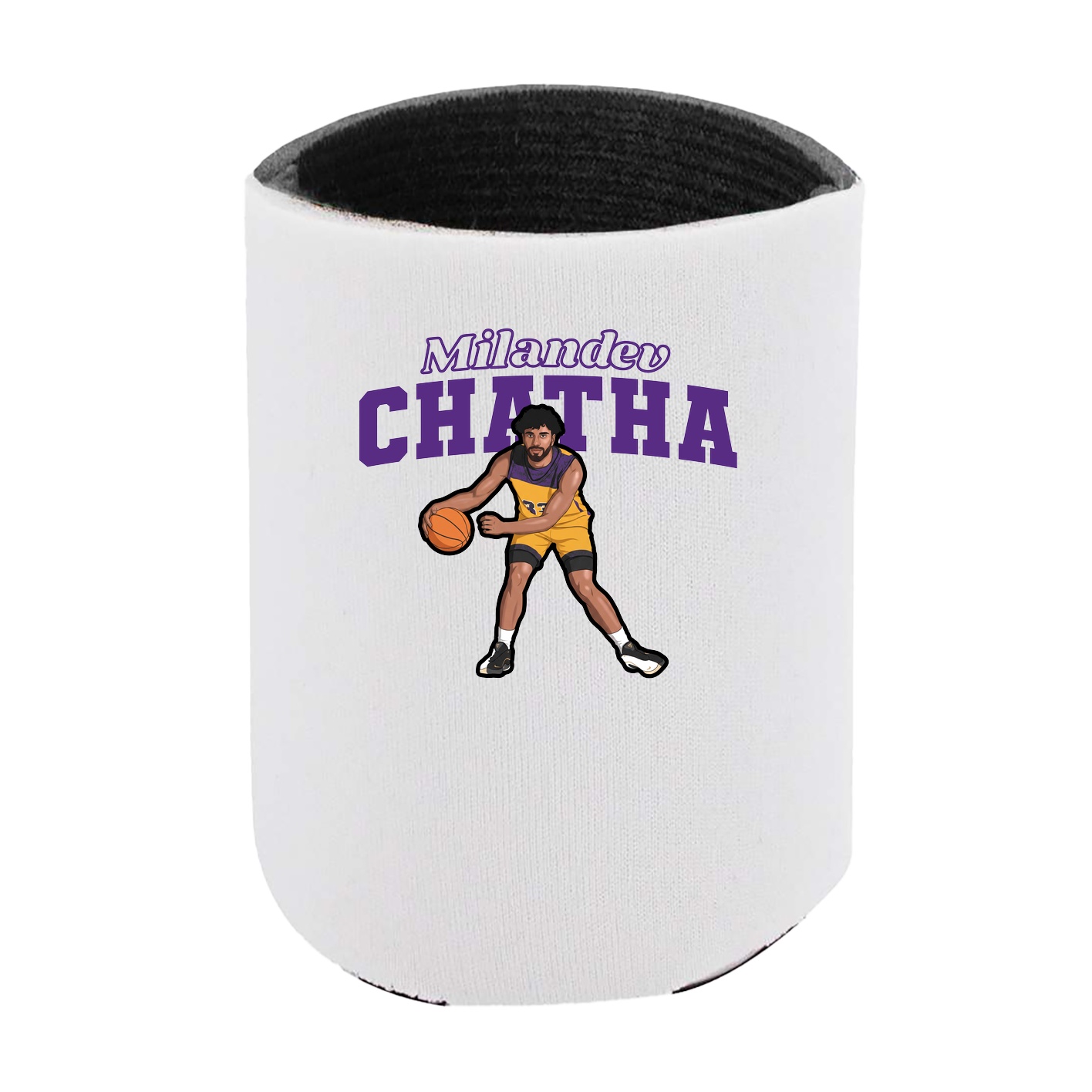 Can Holder — Name Arch in White