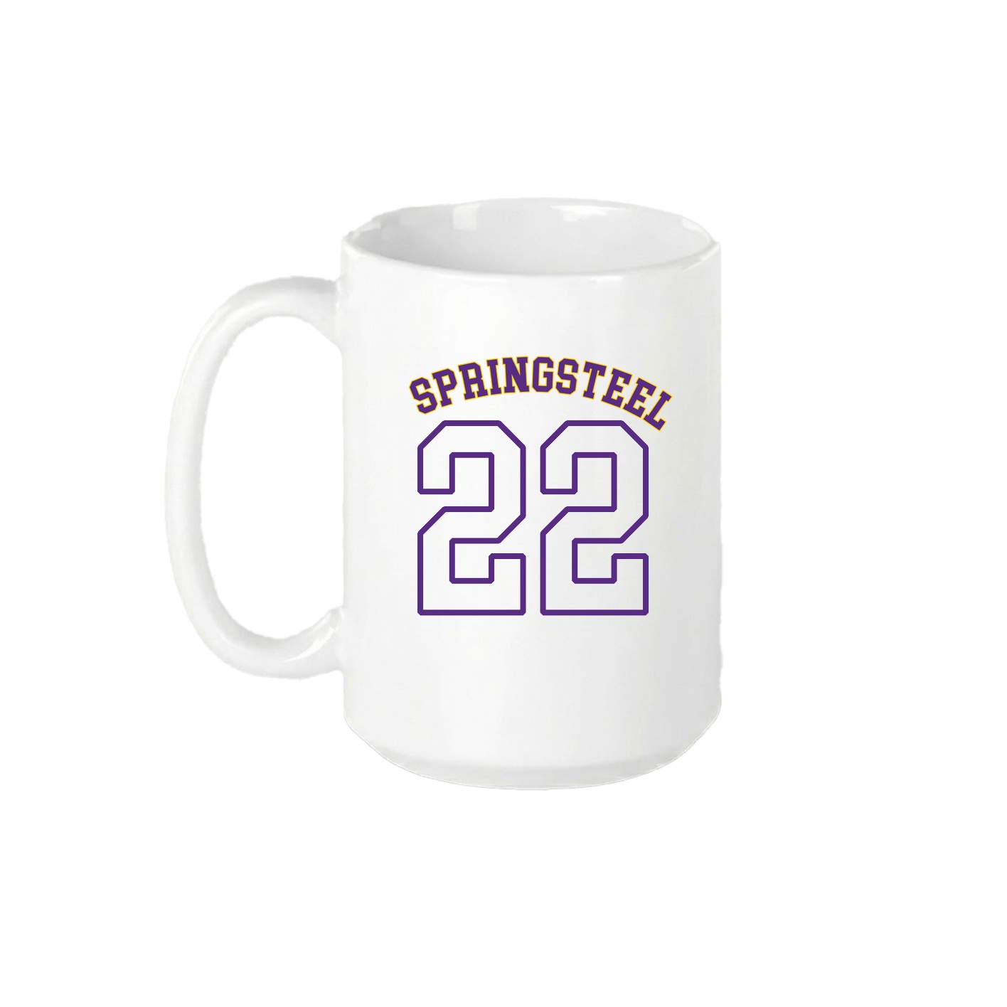 15oz Coffee Mug — Shirsey Arch in White