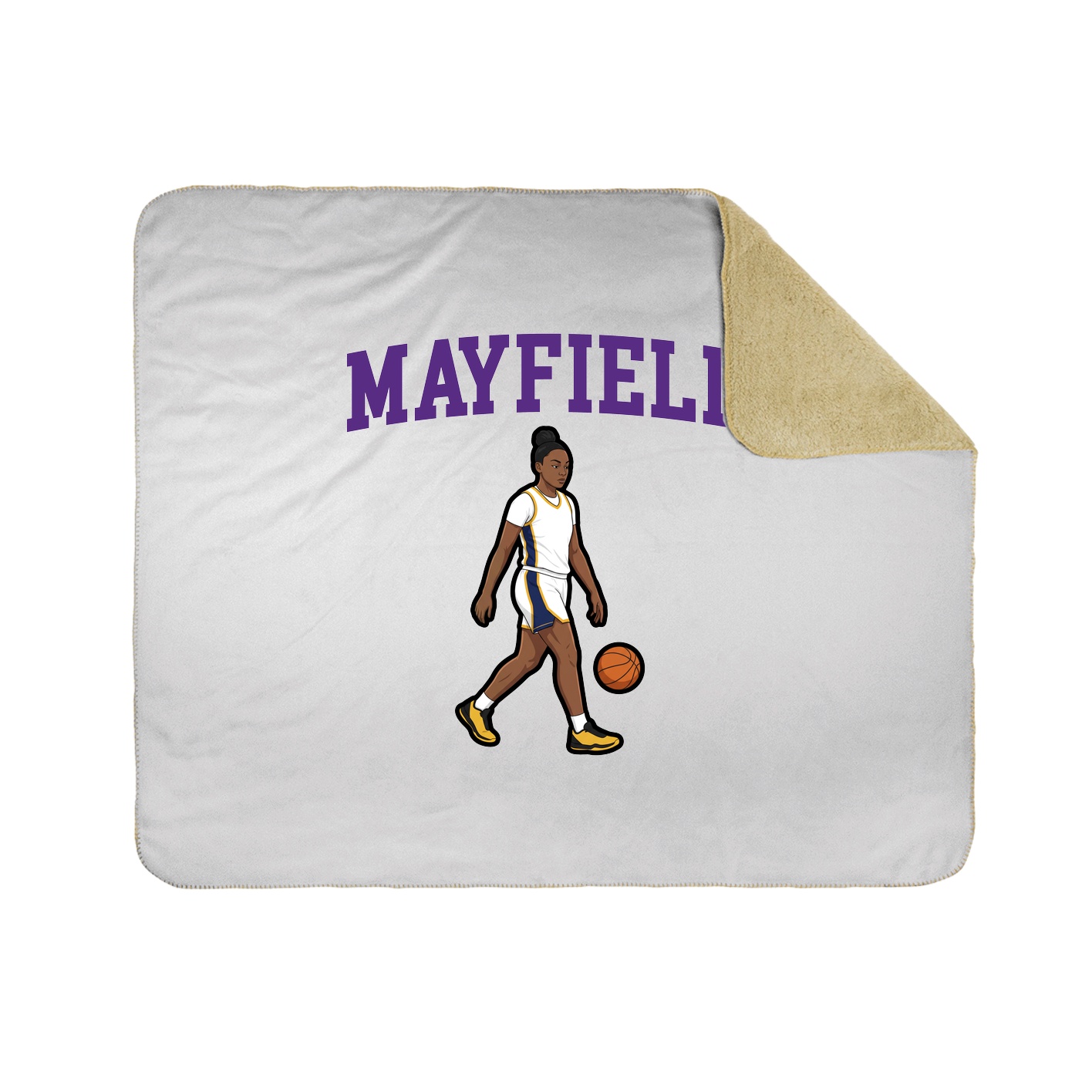 Throw Blanket — Shirsey in White
