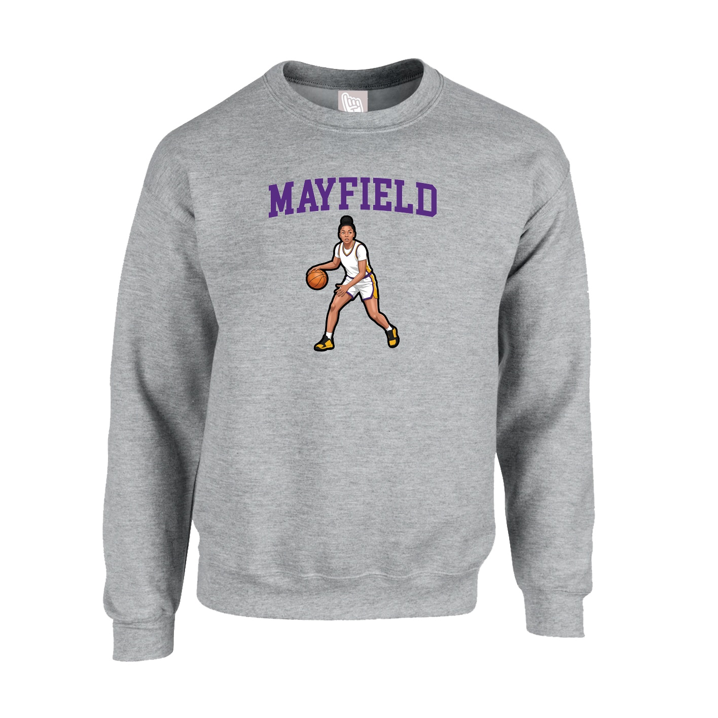 Fleece Crew — Shirsey in Grey
