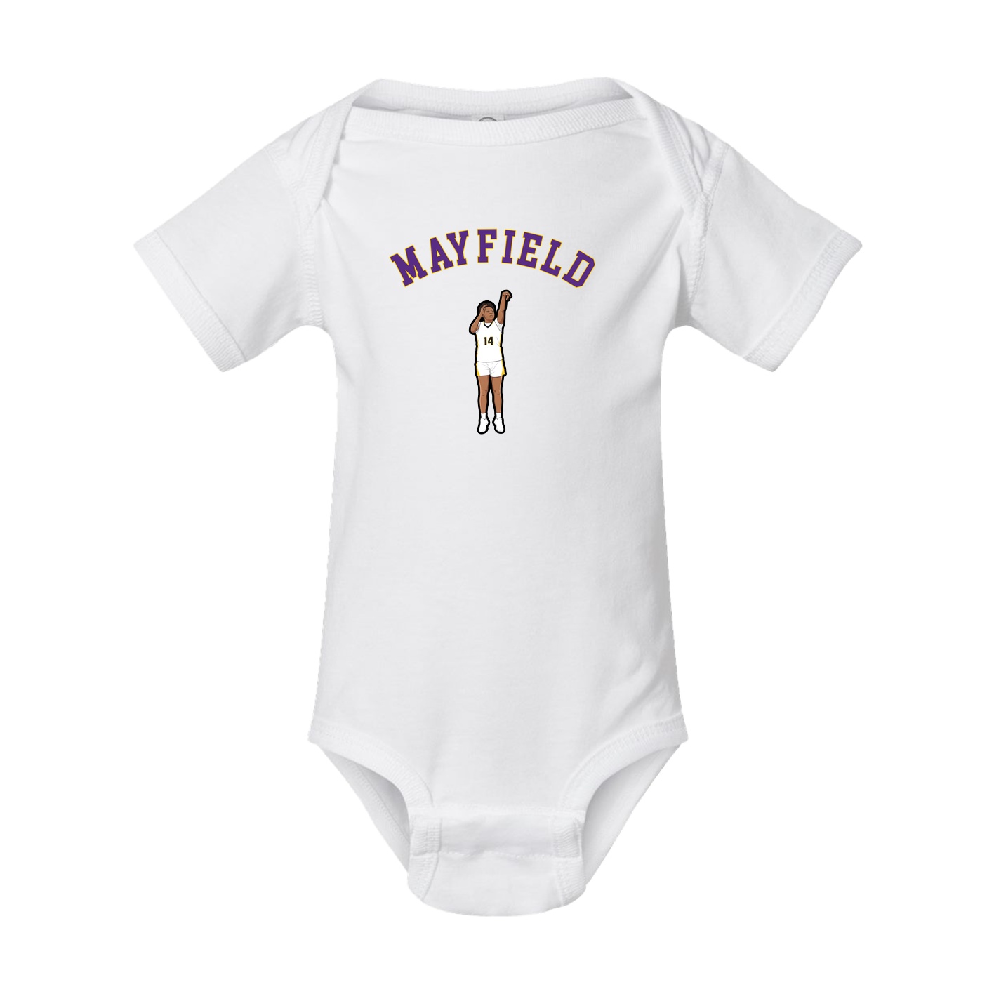 Baby Onesie — Shirsey Arch in White