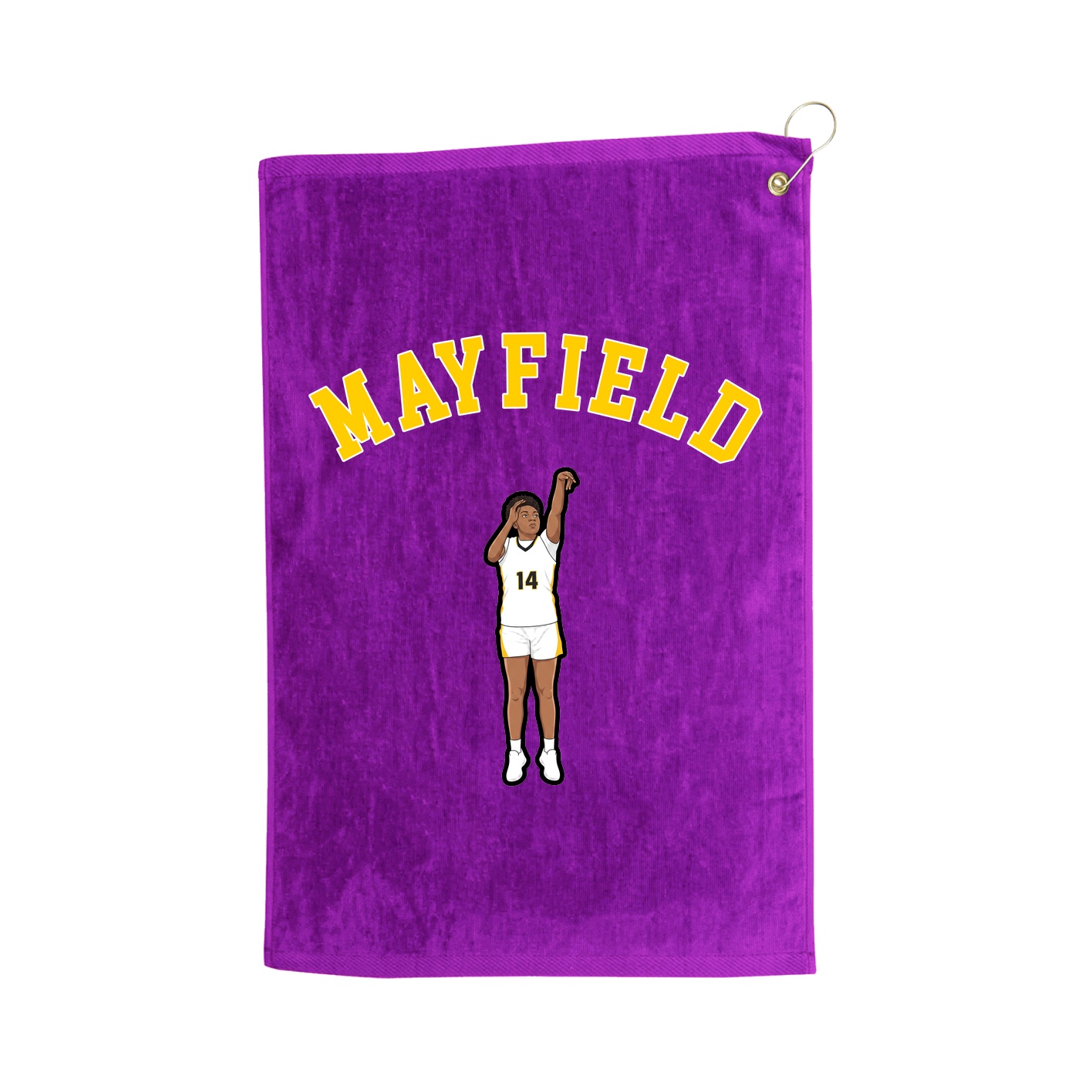 Golf Towel — Shirsey Arch in Purple