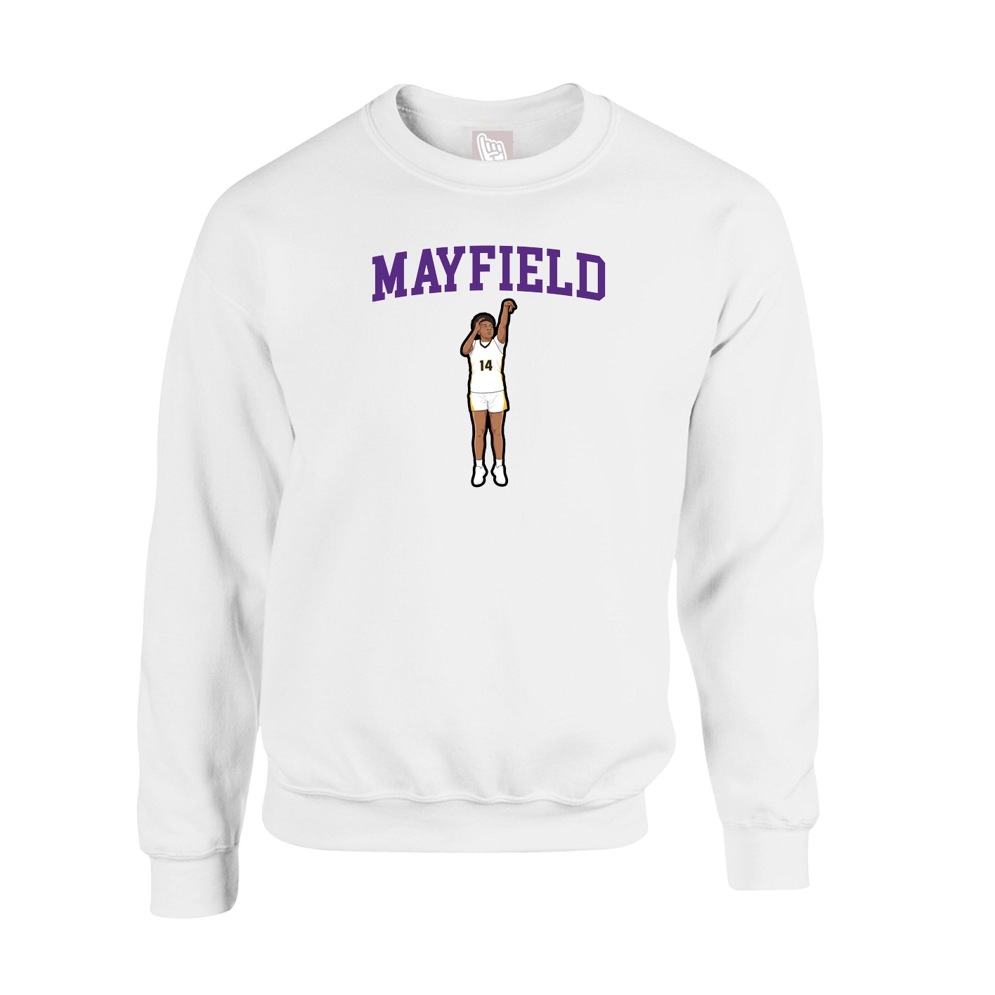 Fleece Crew — Shirsey in White