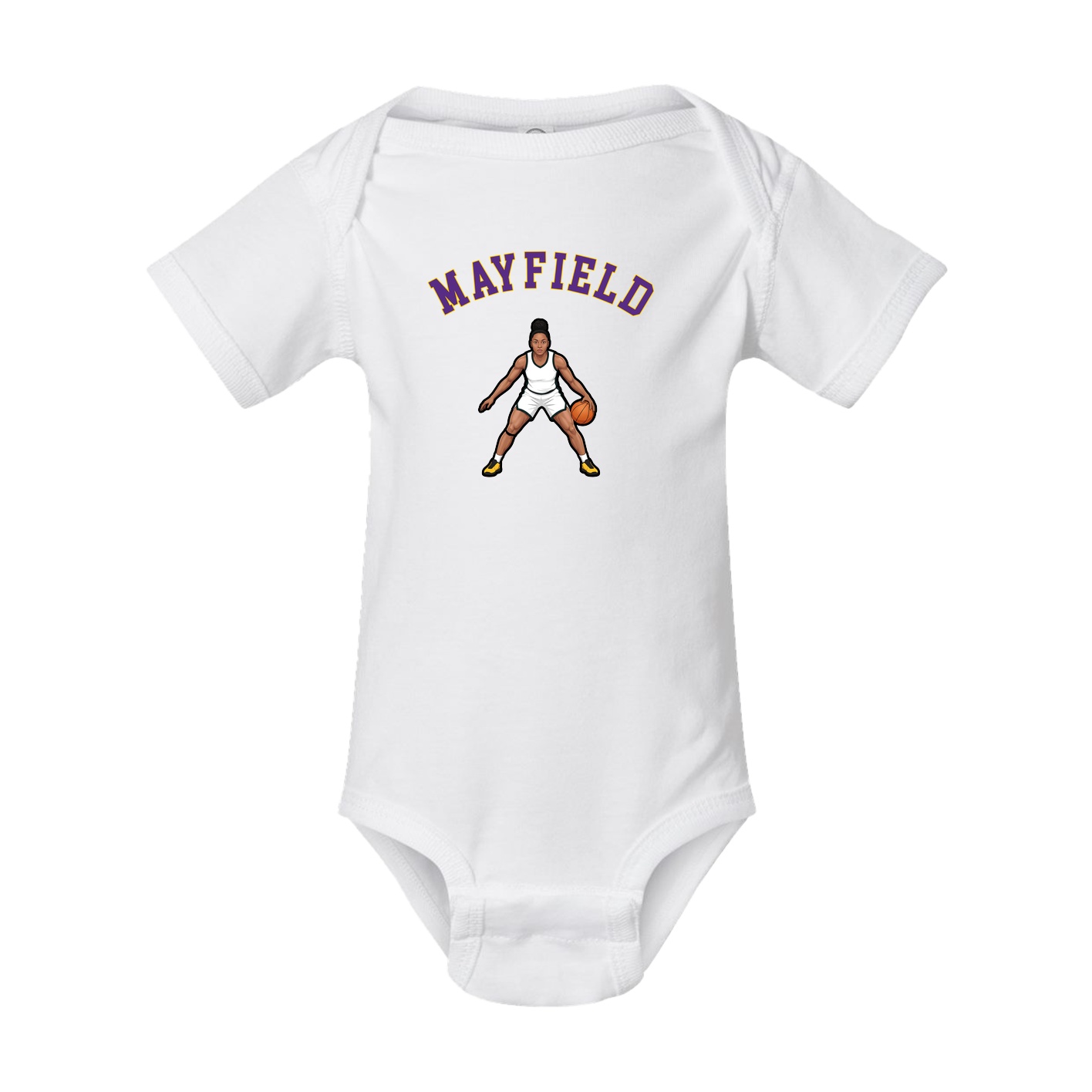 Baby Onesie — Shirsey Arch in White