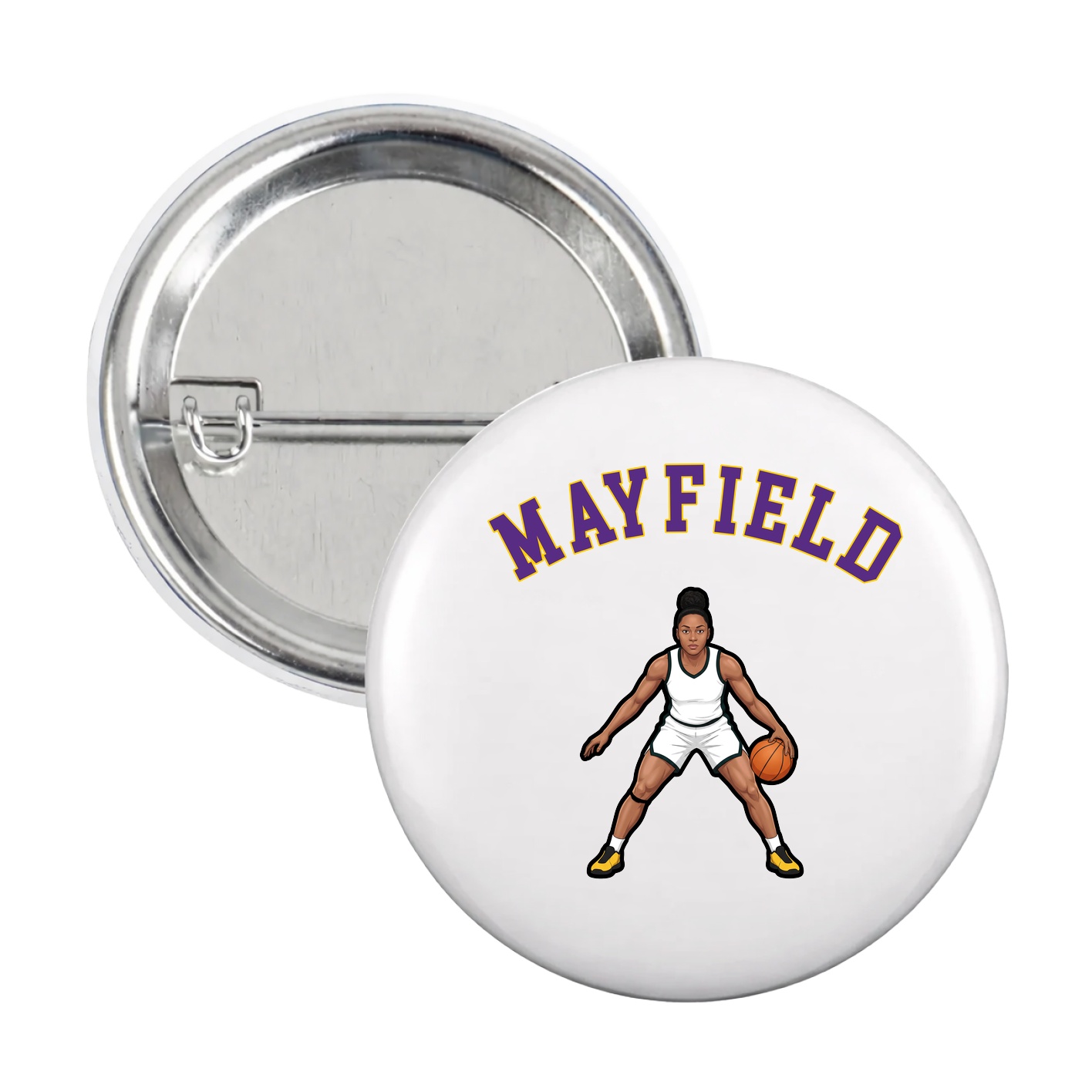 Game Day Button — Shirsey Arch in White