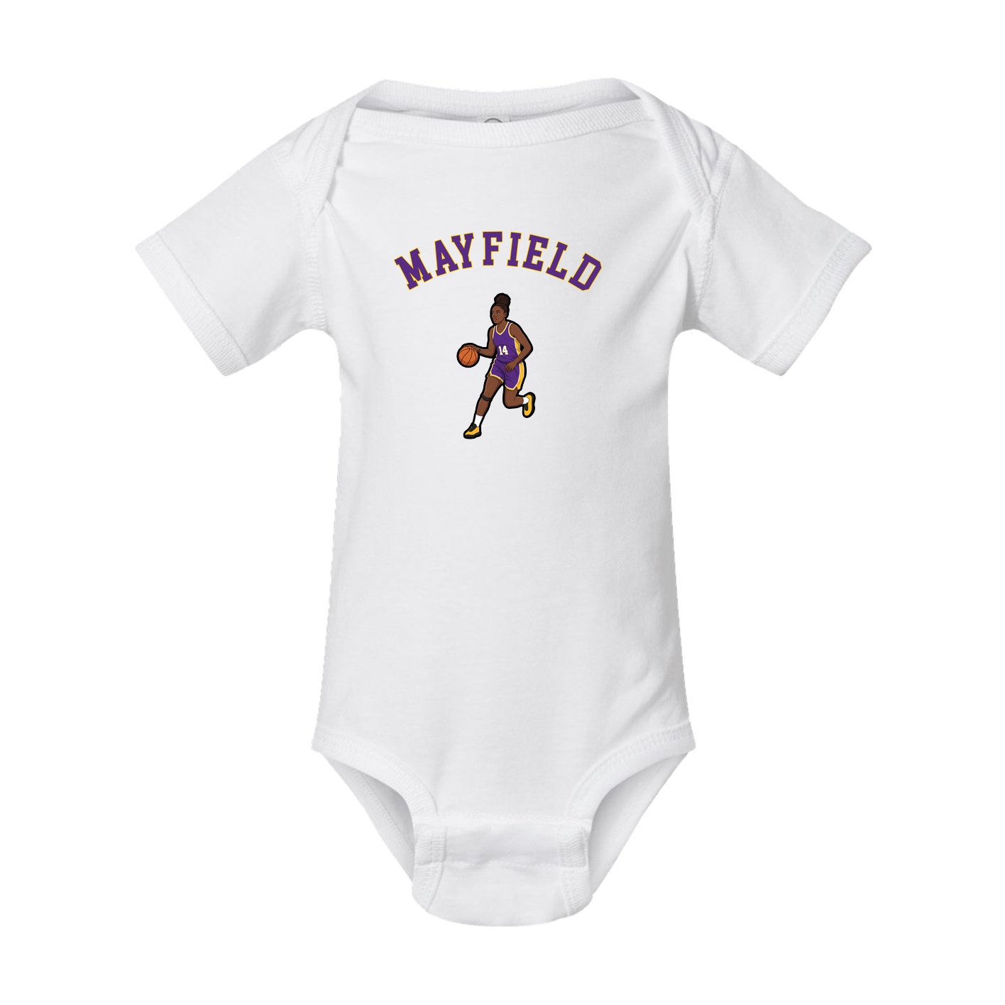 Baby Onesie — Shirsey Arch in White
