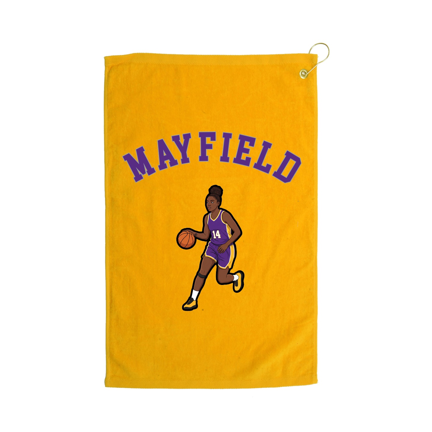 Golf Towel — Shirsey Arch in Gold