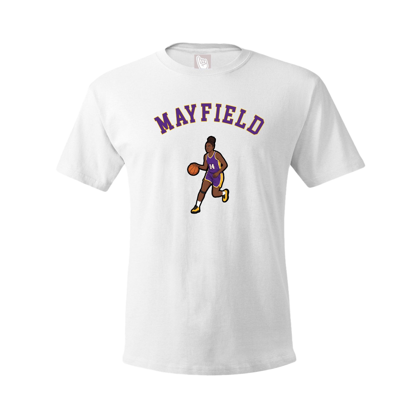 Youth Tee — Shirsey Arch in White