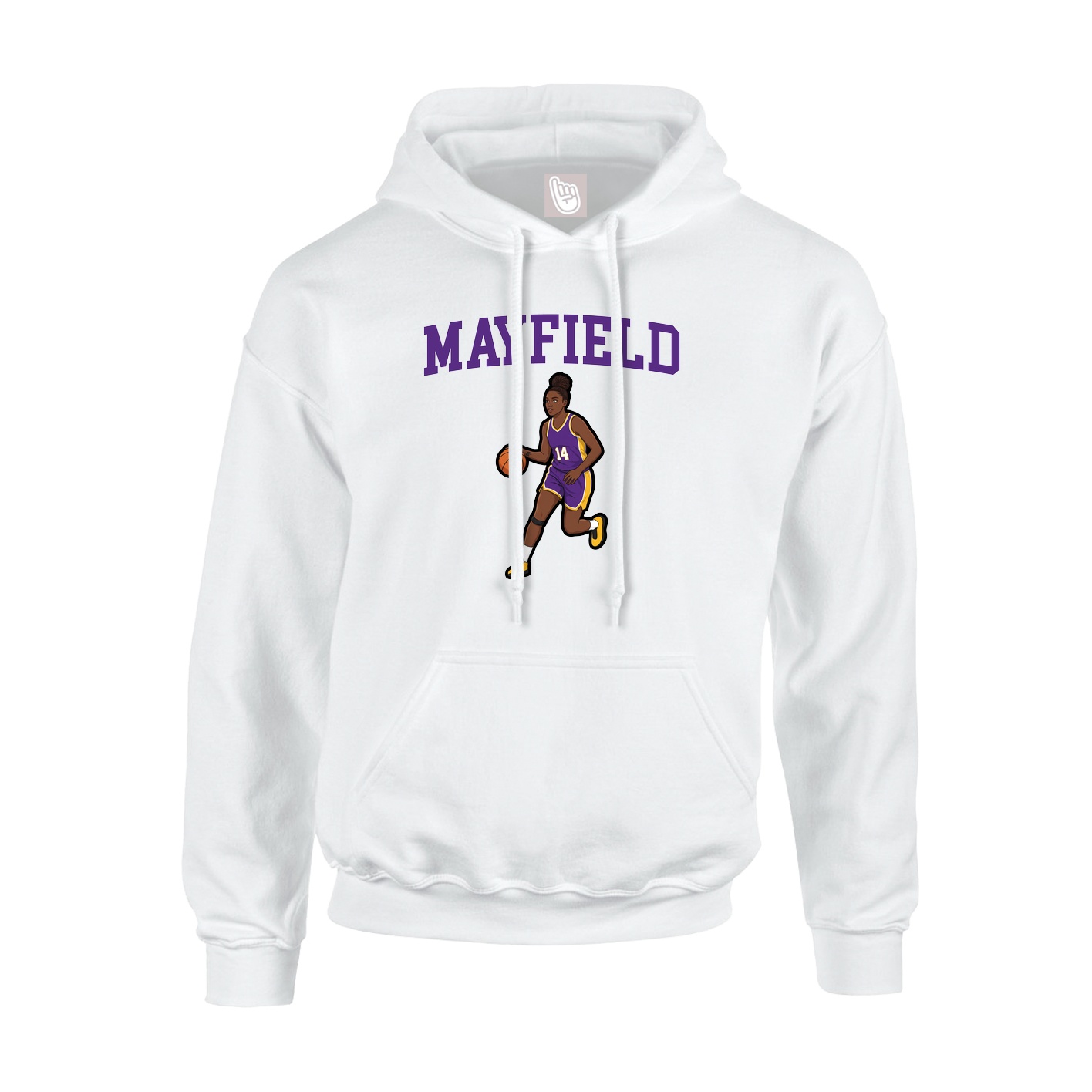 Youth Hoodie — Shirsey in White