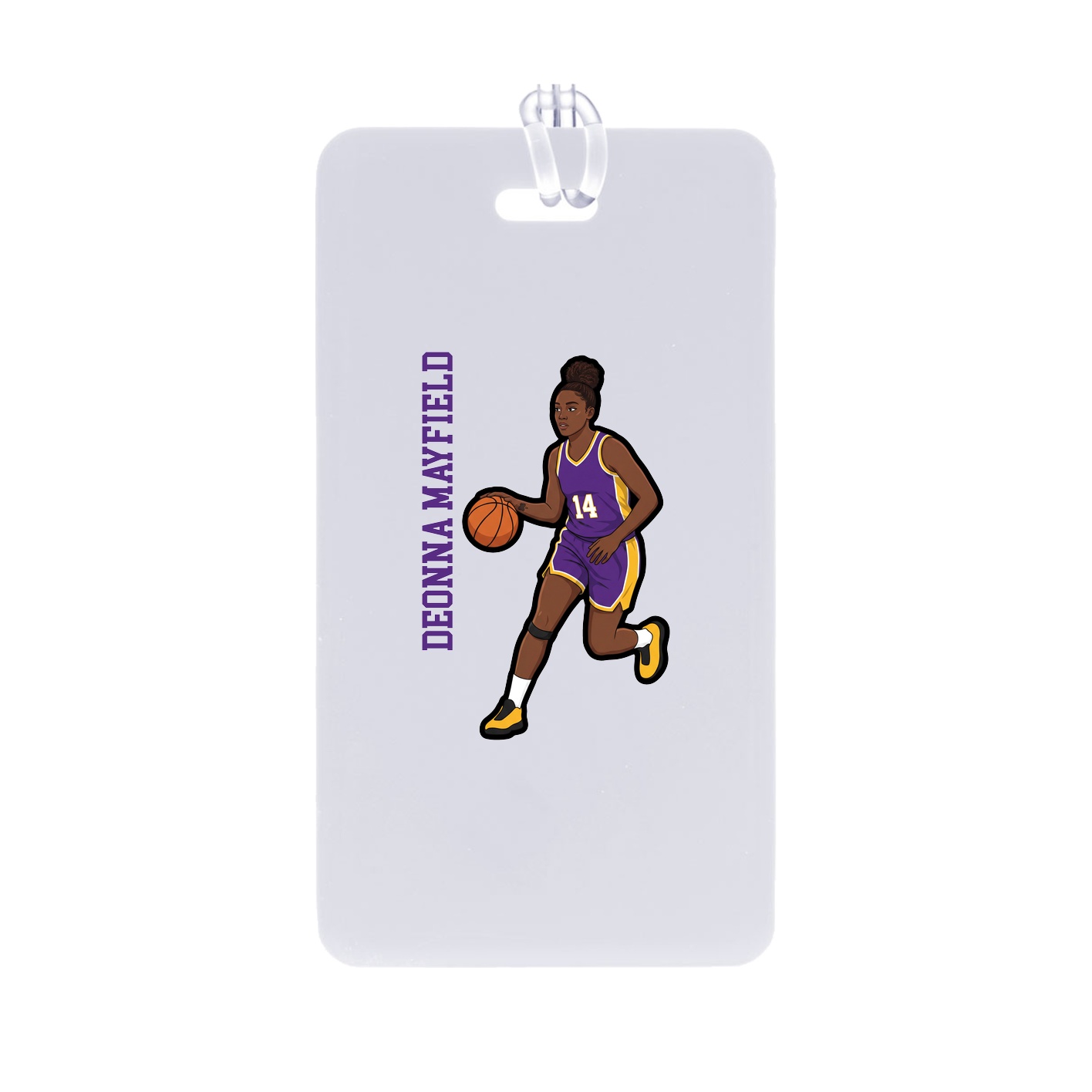 Bag Tag — Name Vertical in Classic