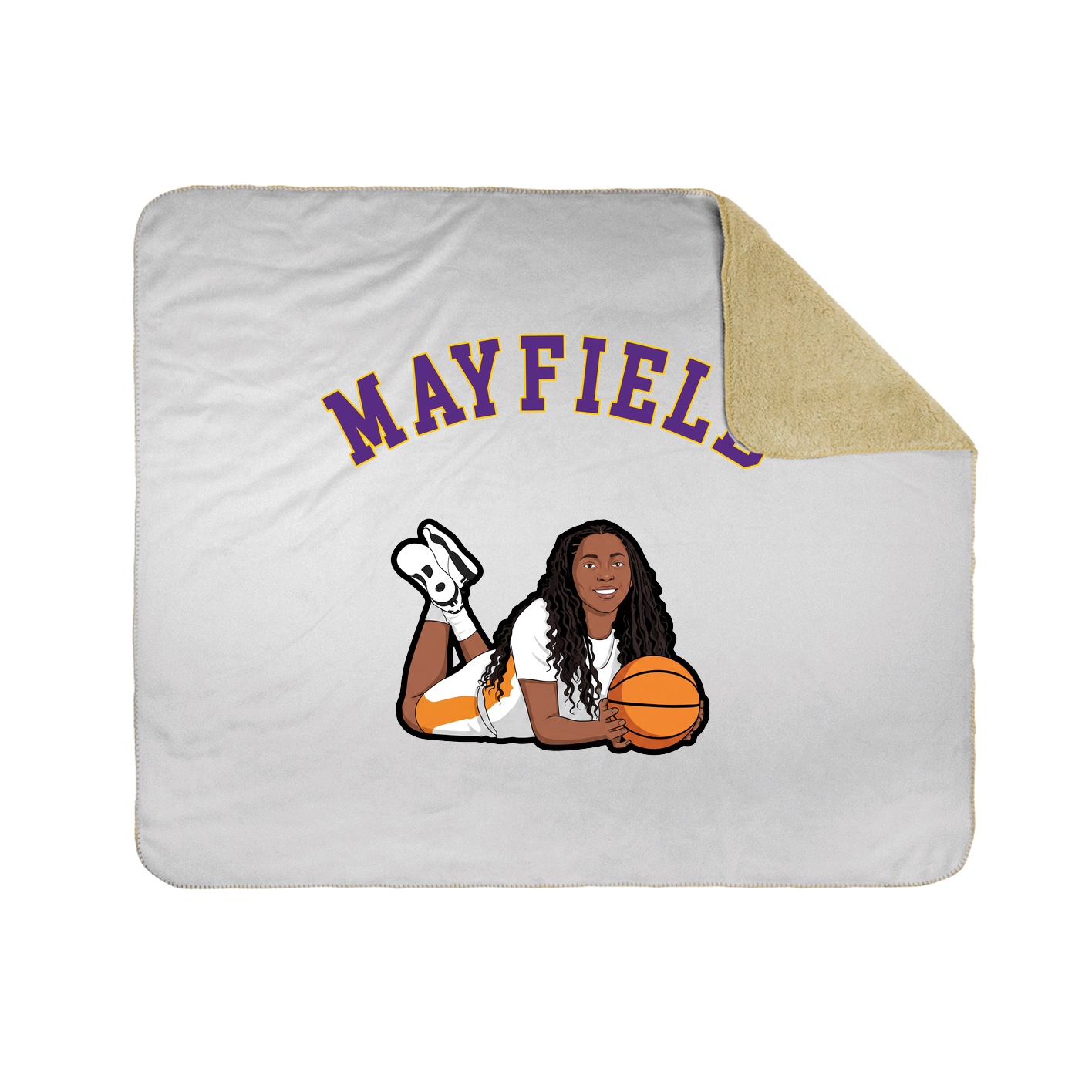 Throw Blanket — Shirsey Arch in White