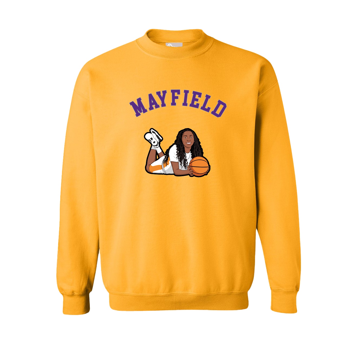 Fleece Crew — Shirsey Arch in Gold