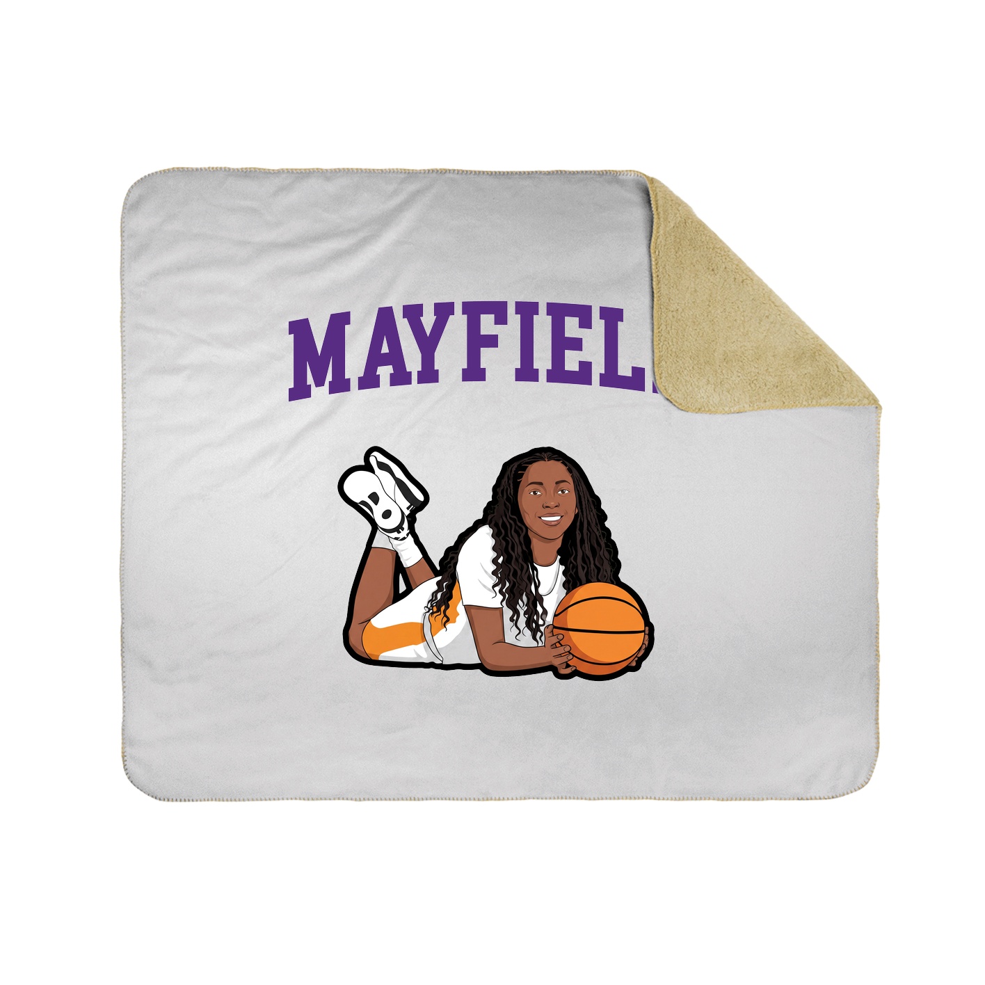 Throw Blanket — Shirsey in White