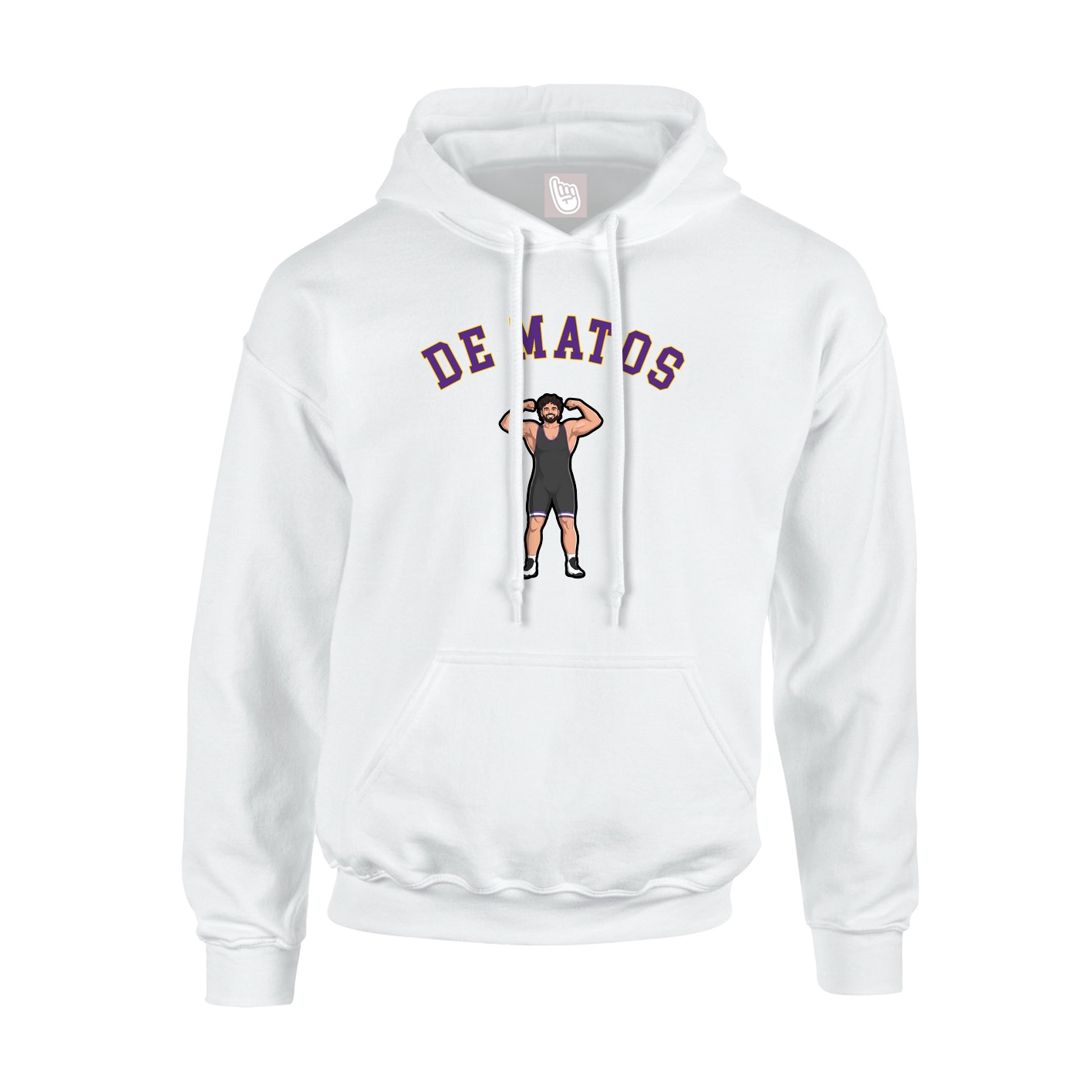 Youth Hoodie — Shirsey Arch in White