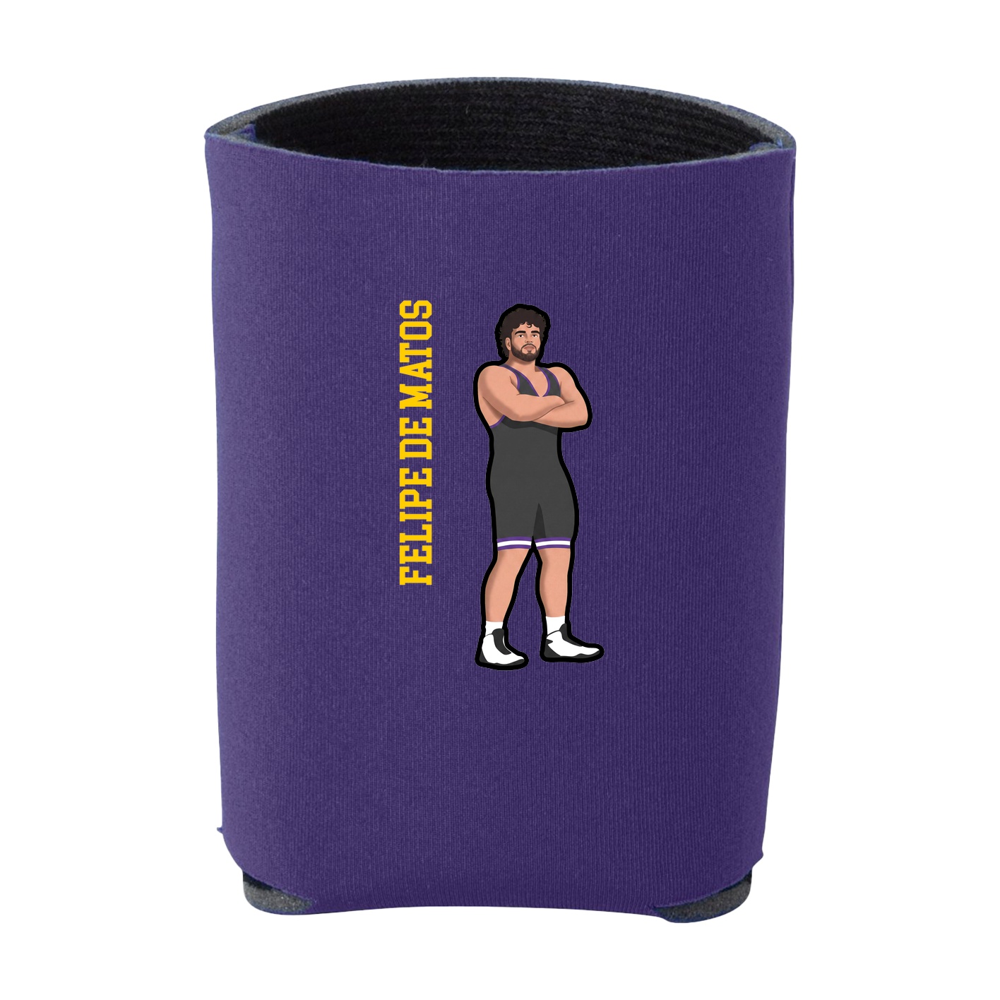 Can Holder — Name Vertical in Purple