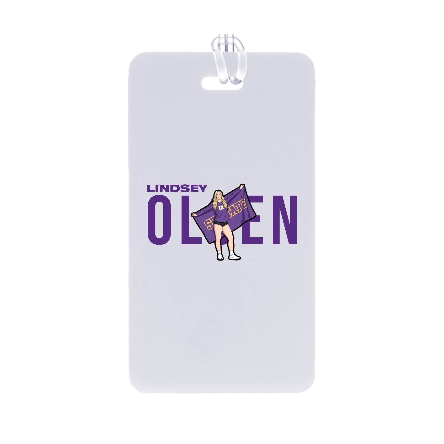 Bag Tag — Player Name in Classic
