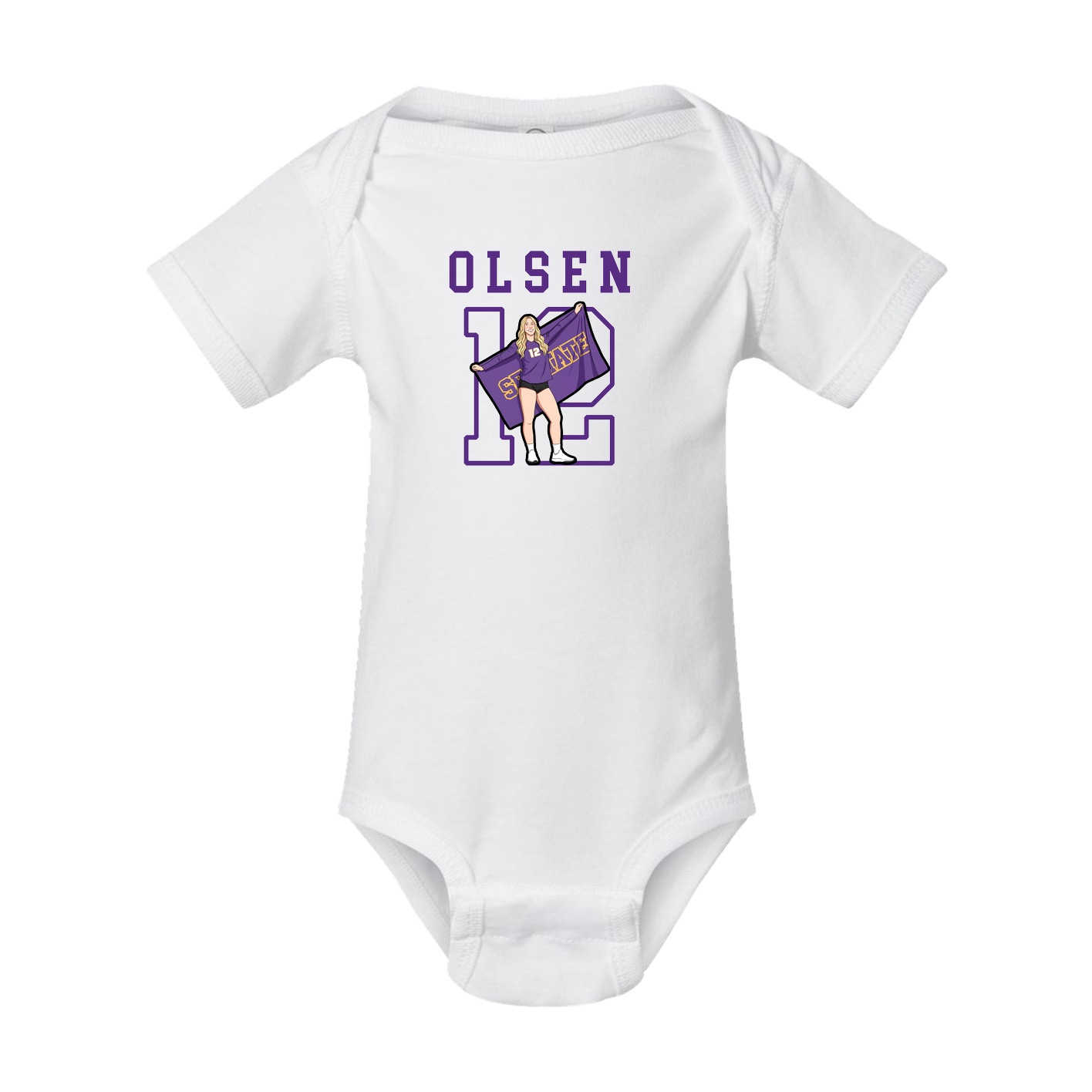 Baby Onesie — Shirsey in White