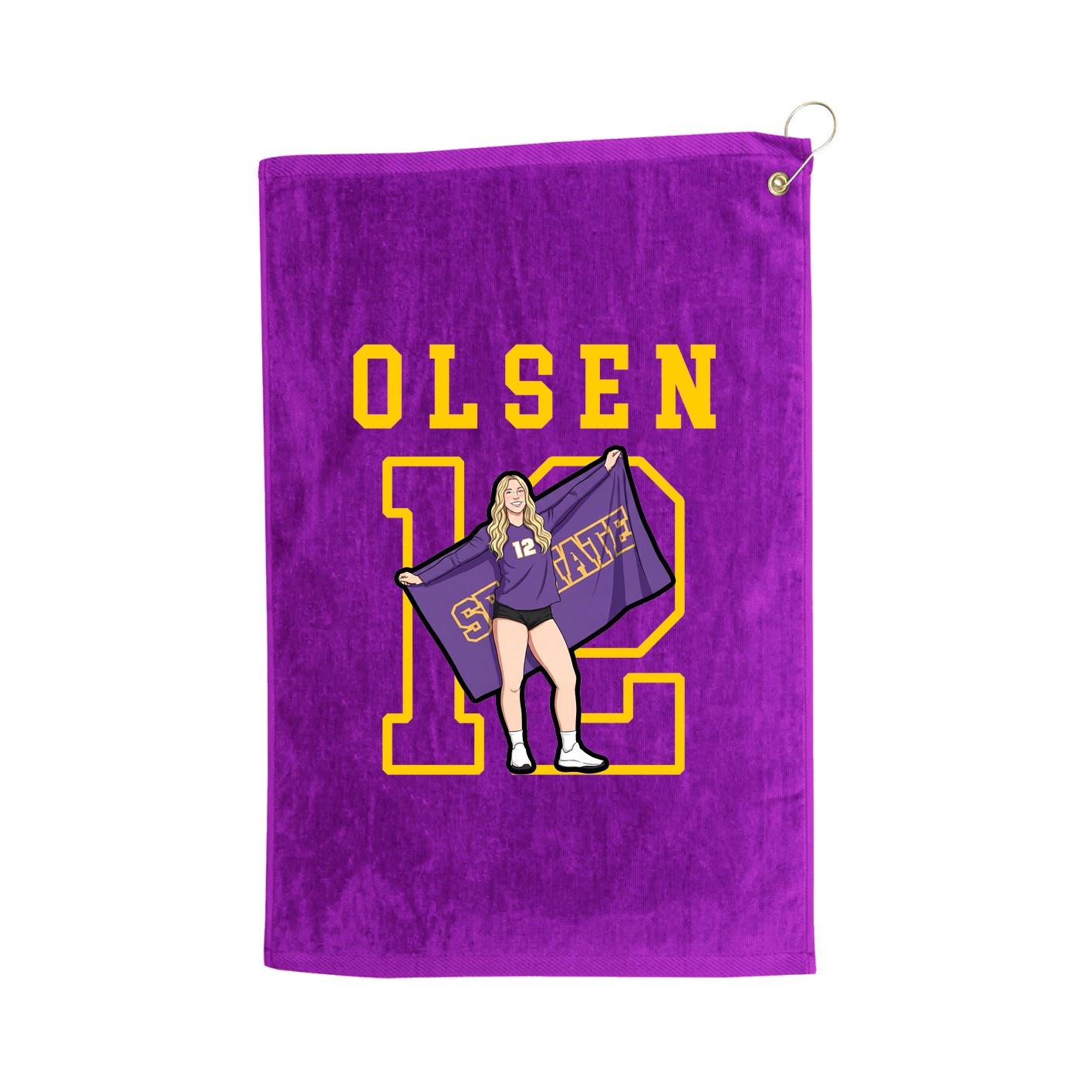 Golf Towel — Shirsey in Purple