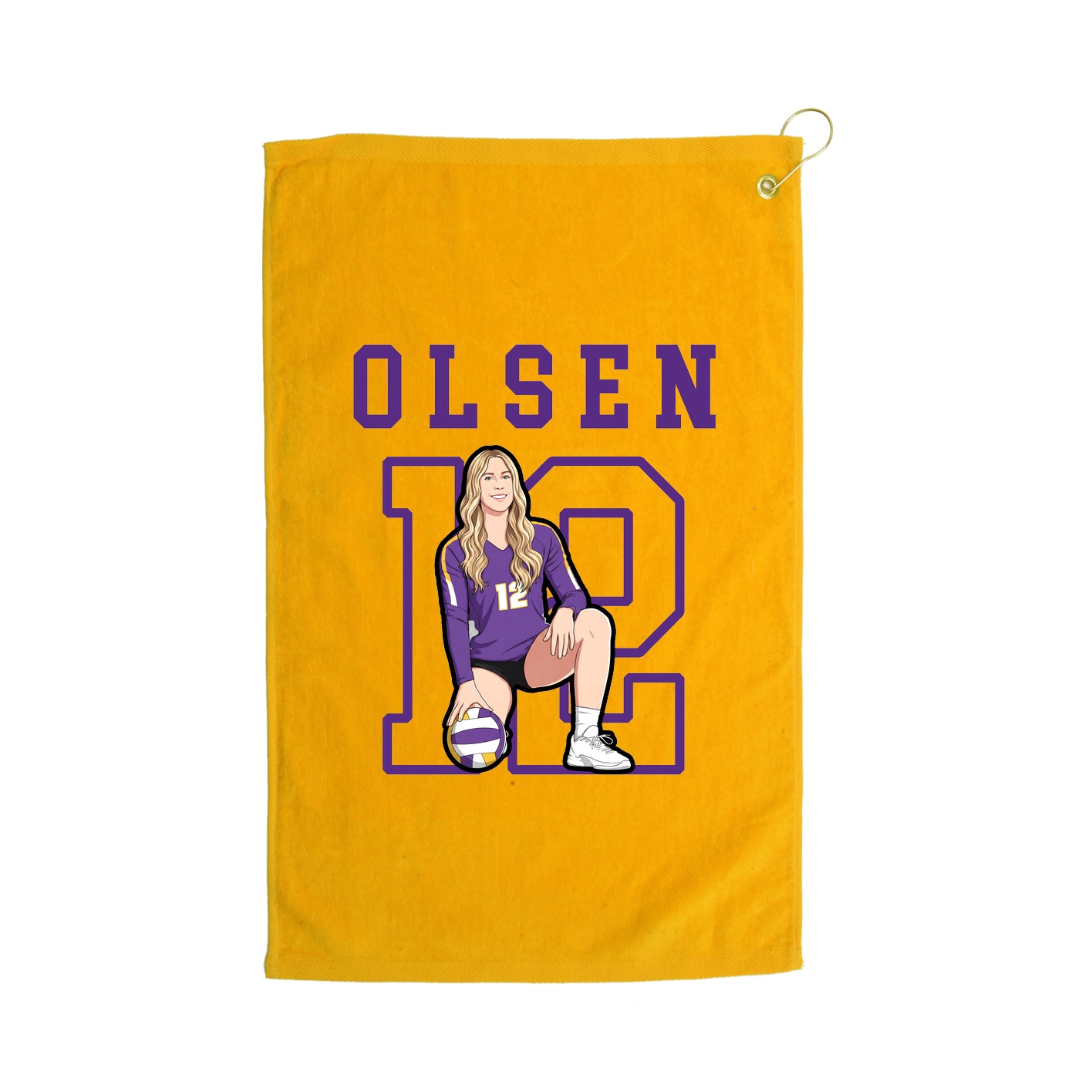 Golf Towel — Shirsey in Gold