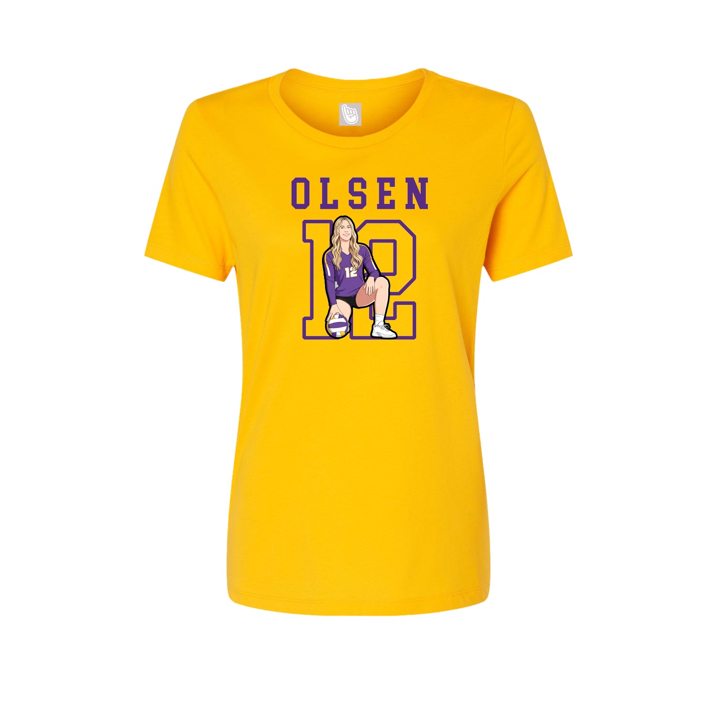 Womens Tee — Shirsey in Gold