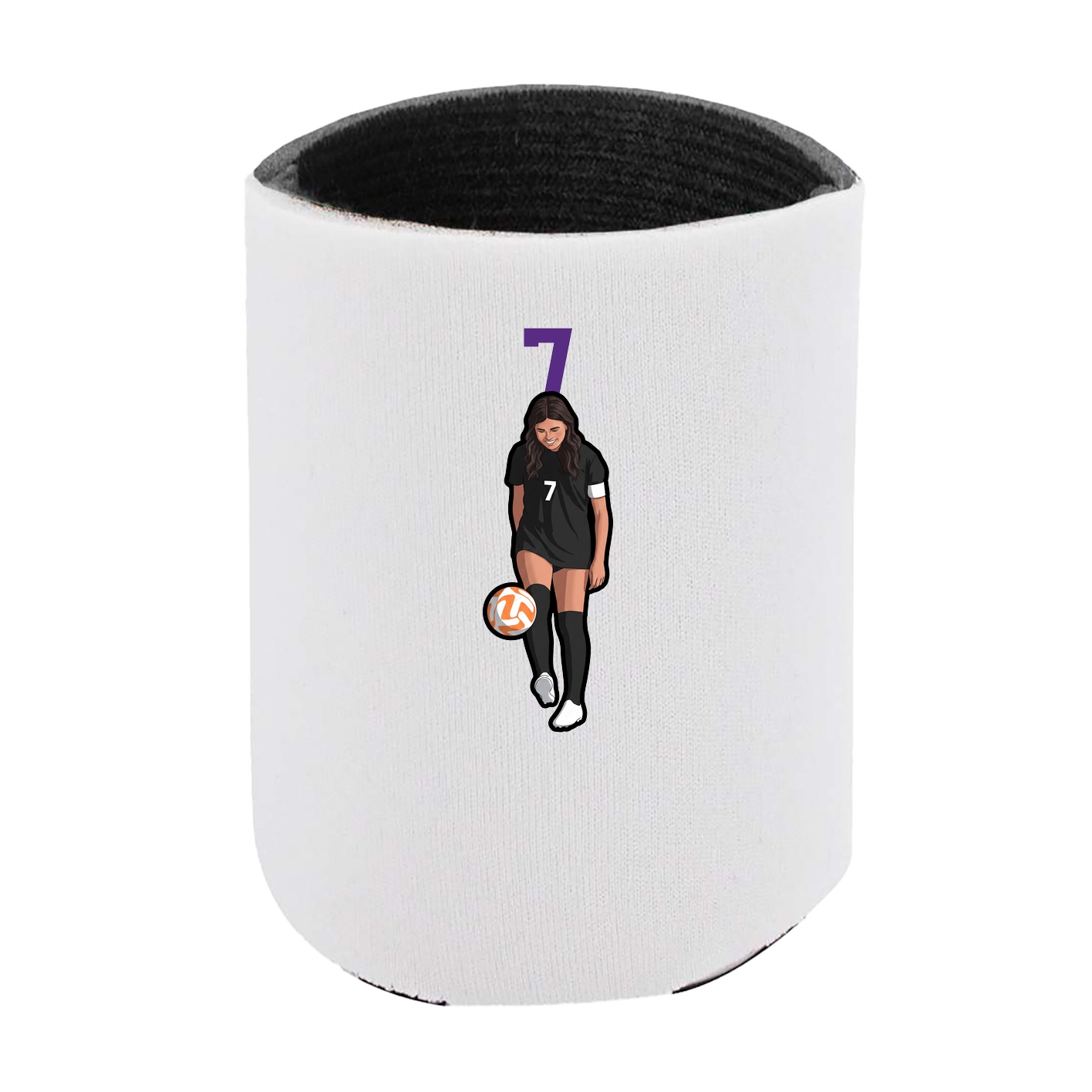 Can Holder — Number Top in White