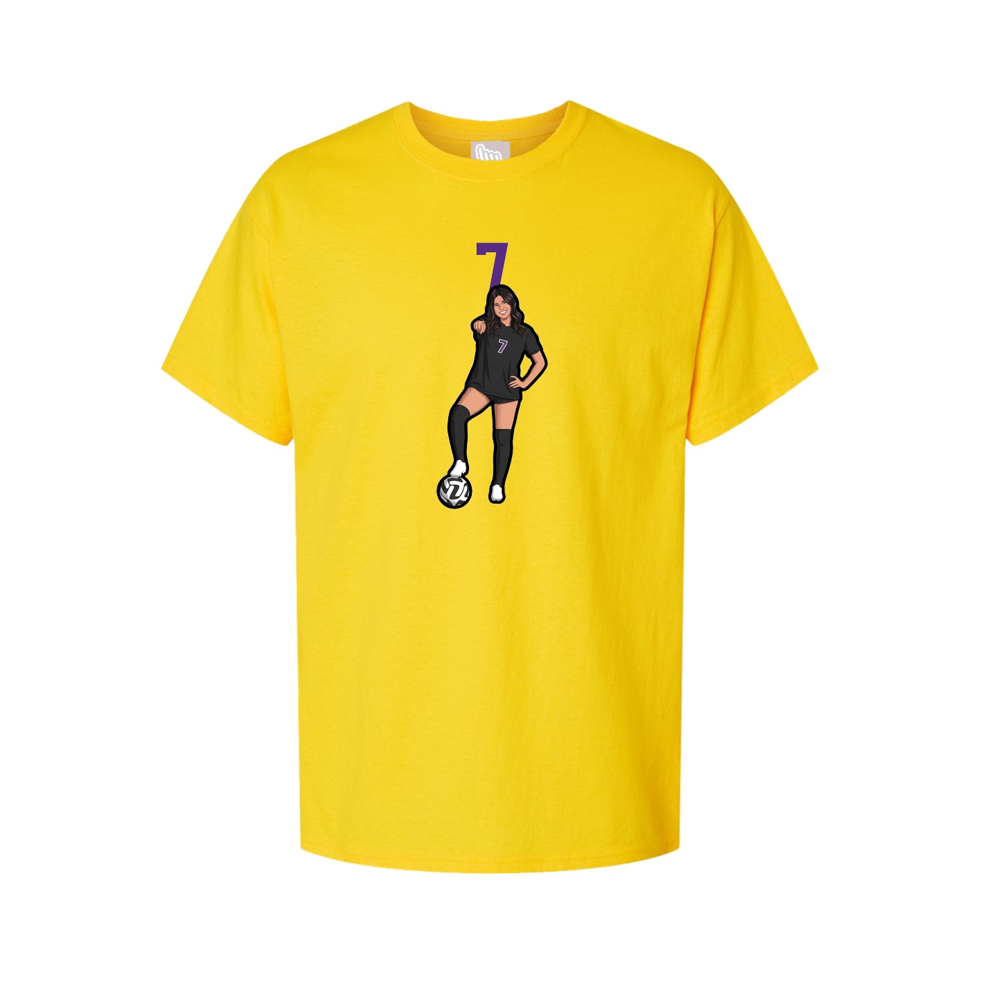 Tee — Number Top in Gold