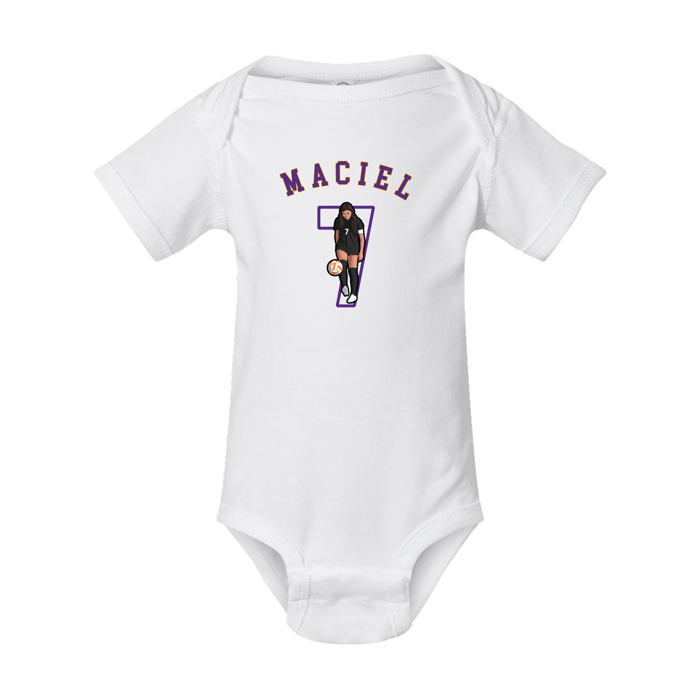 Baby Onesie — Shirsey Arch in White