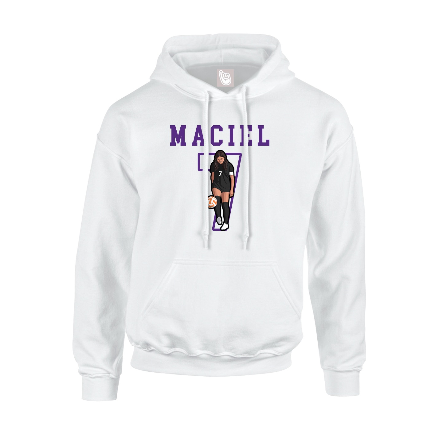 Youth Hoodie — Shirsey in White