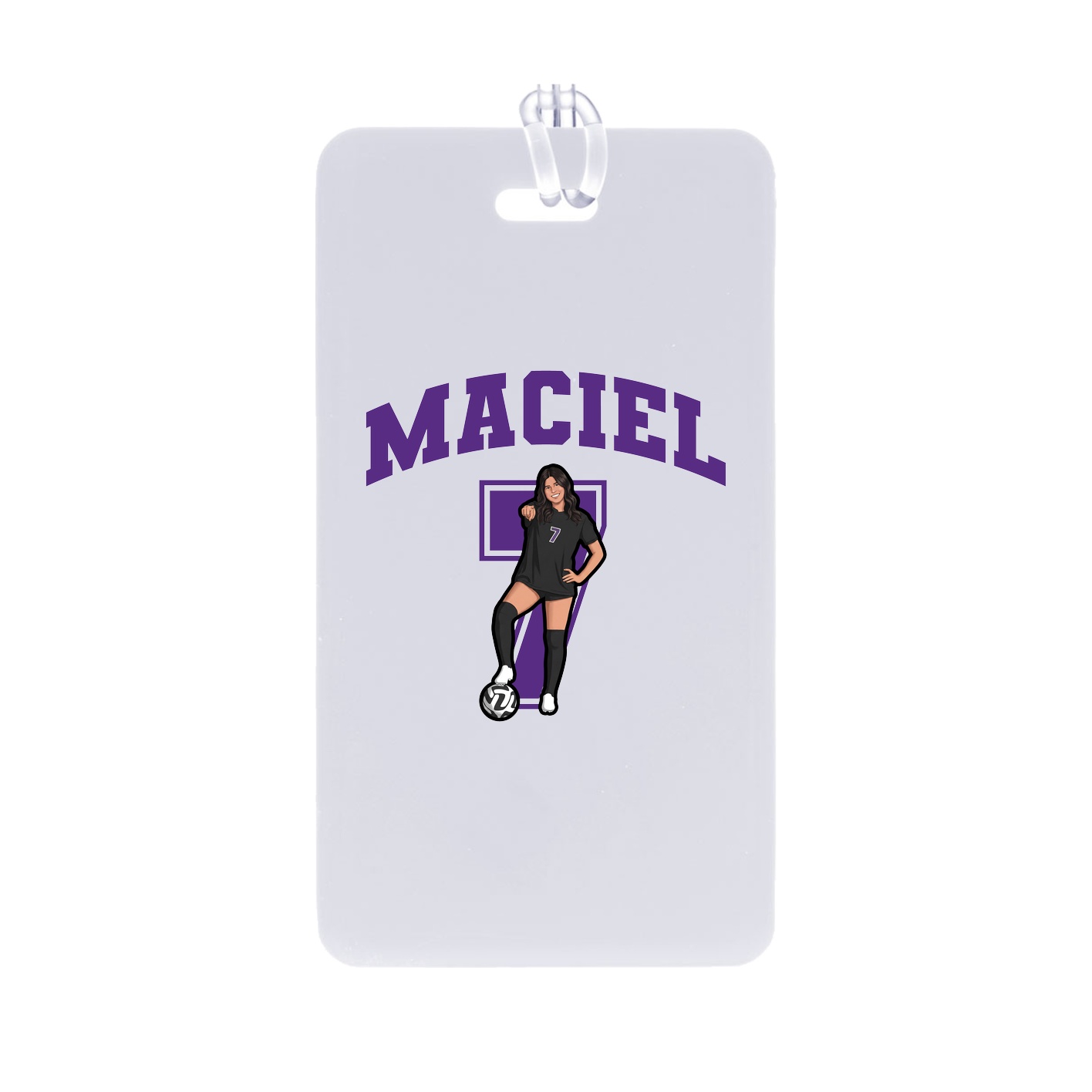 Bag Tag — Number in Classic
