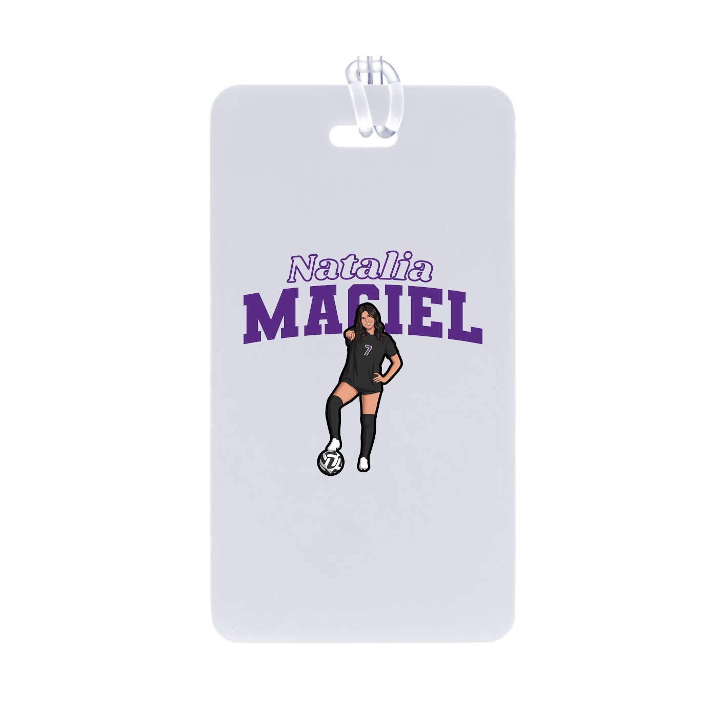 Bag Tag — Name Arch in Classic