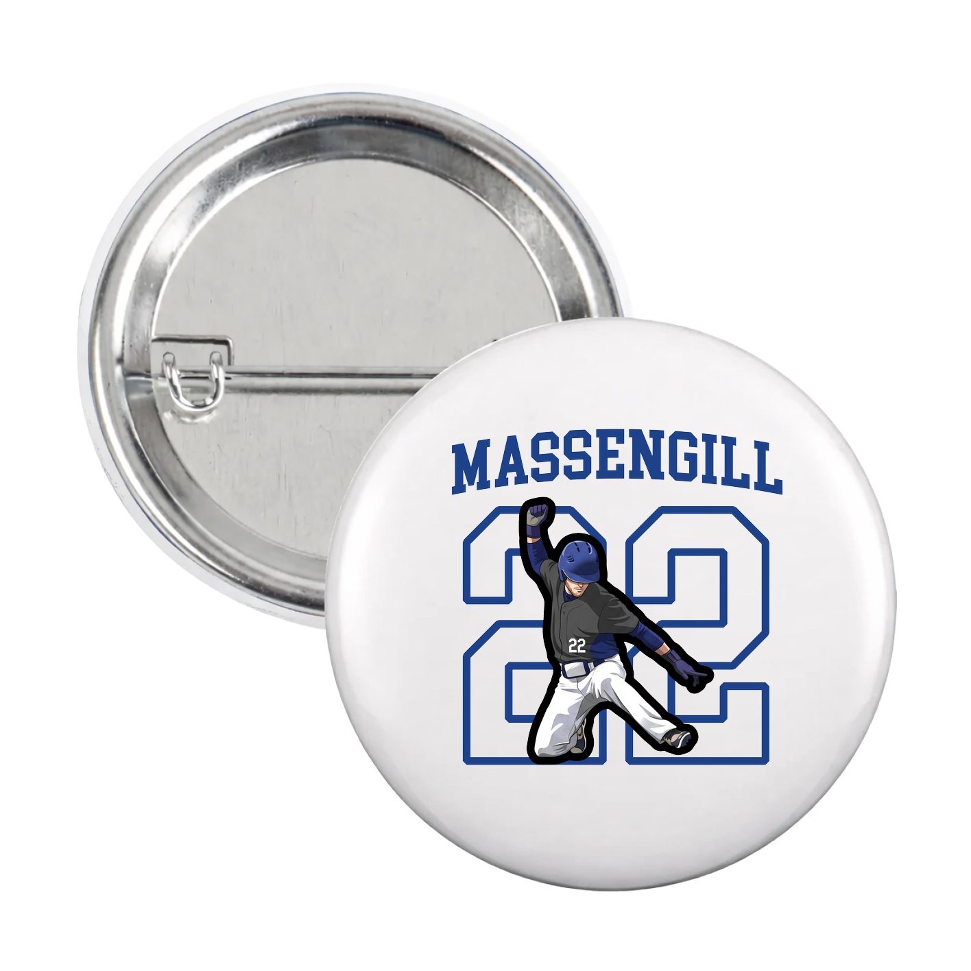 Game Day Button — Shirsey in White