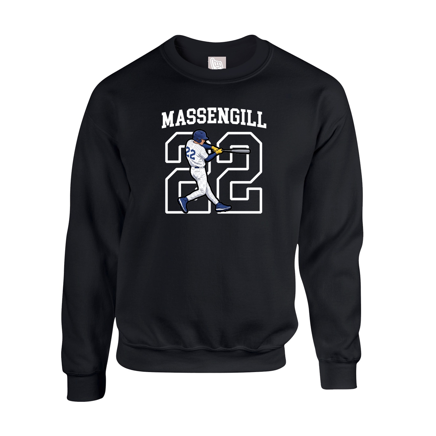 Fleece Crew — Shirsey in Black