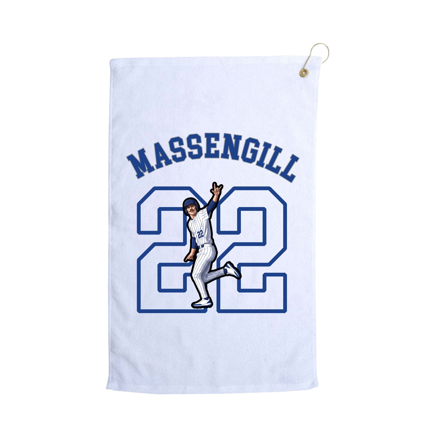 Golf Towel — Shirsey Arch in White