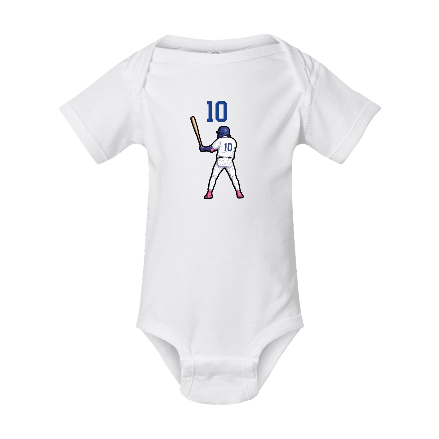 Baby Onesie — Number Top in White