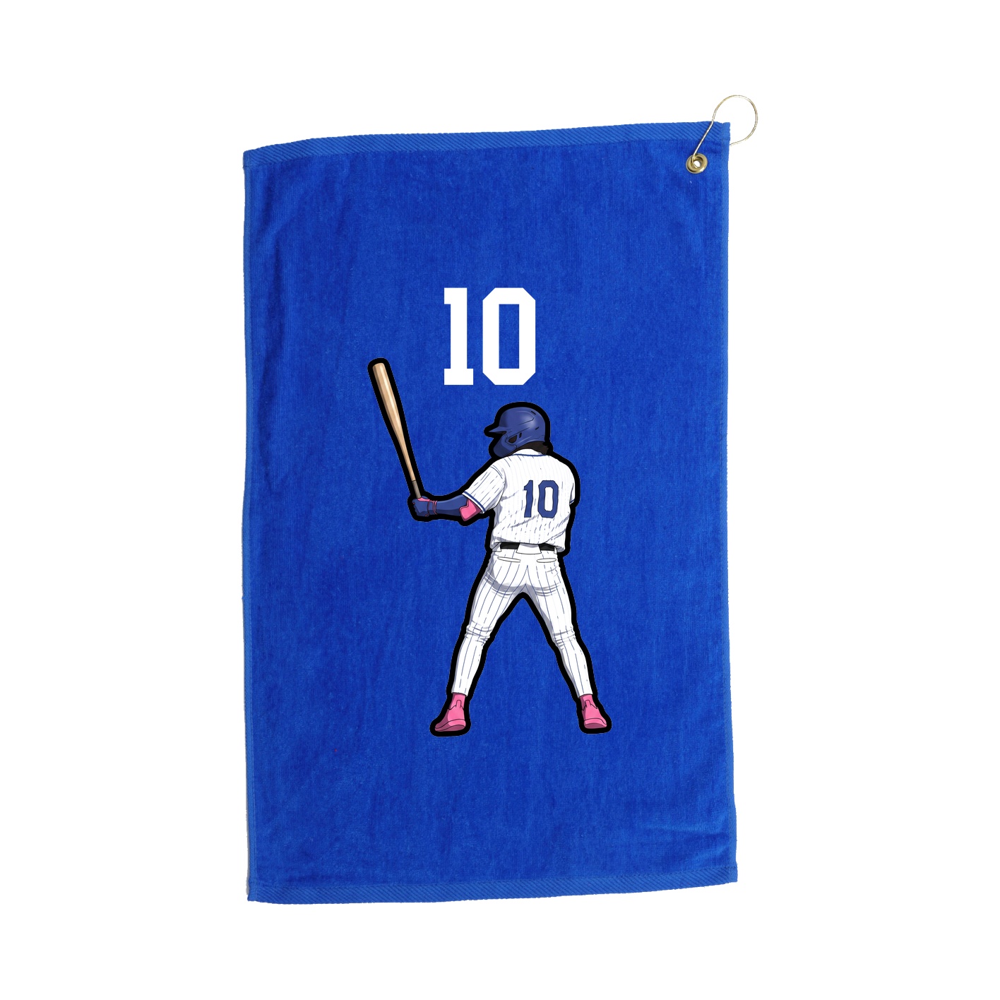 Golf Towel — Number Top in Royal