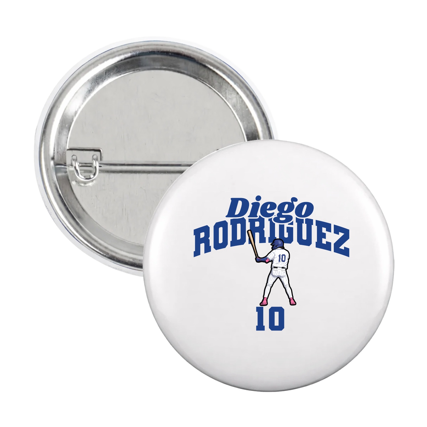Game Day Button — Signature Arch in White