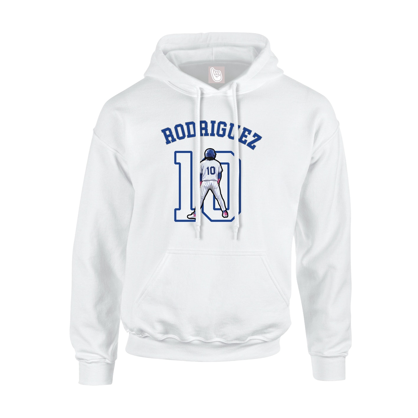 Youth Hoodie — Shirsey Arch in White
