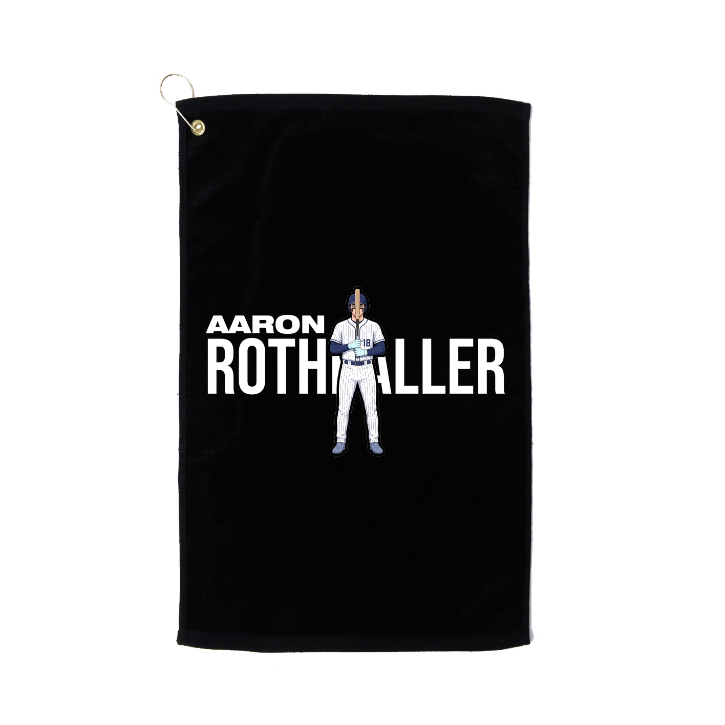 Golf Towel — Player Name in Black
