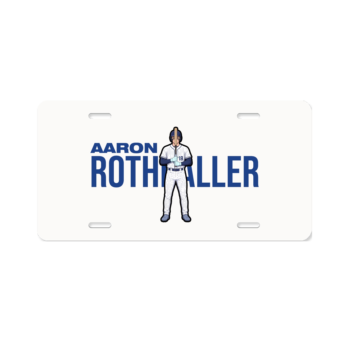 License Plate — Player Name in Classic