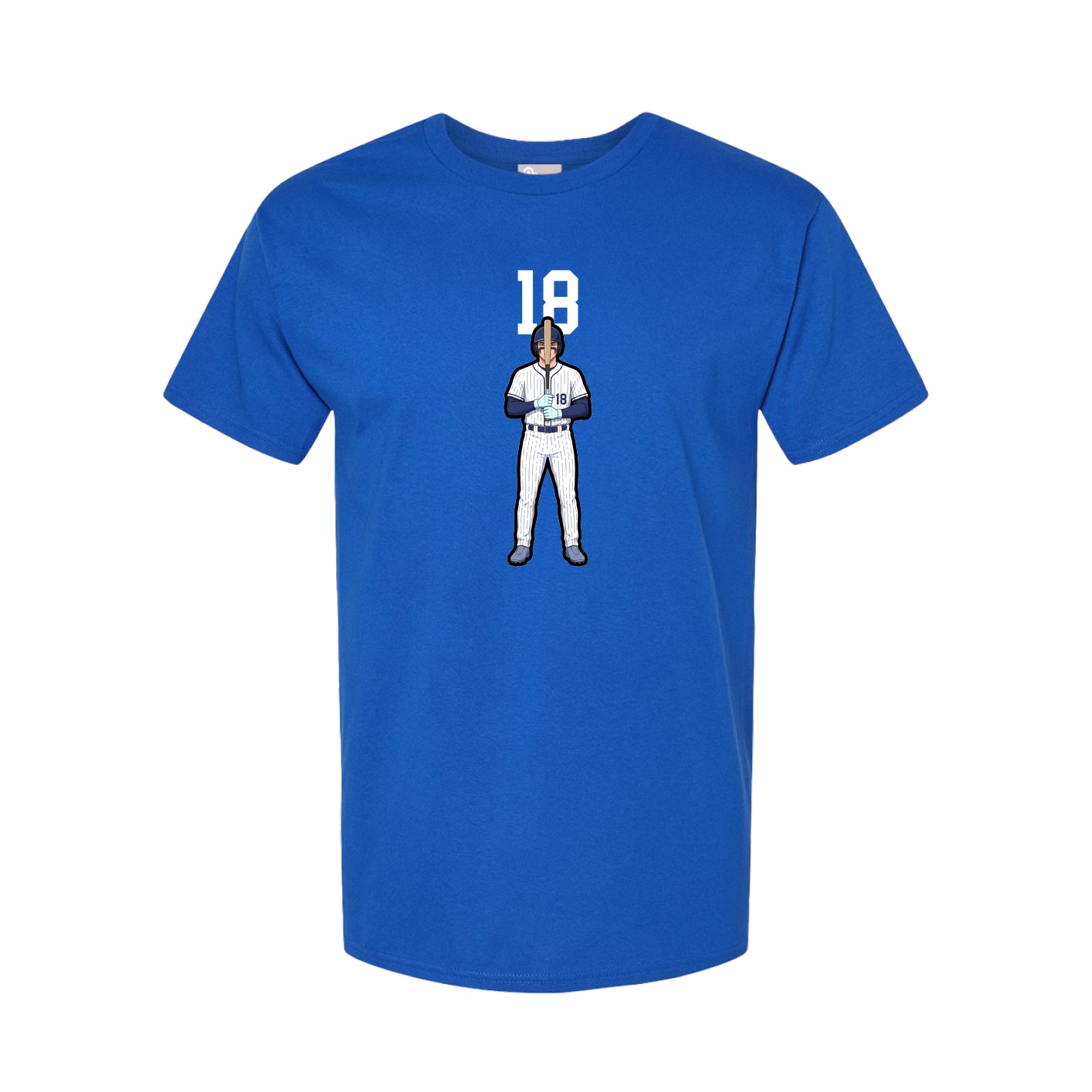 Youth Tee — Number Top in Royal