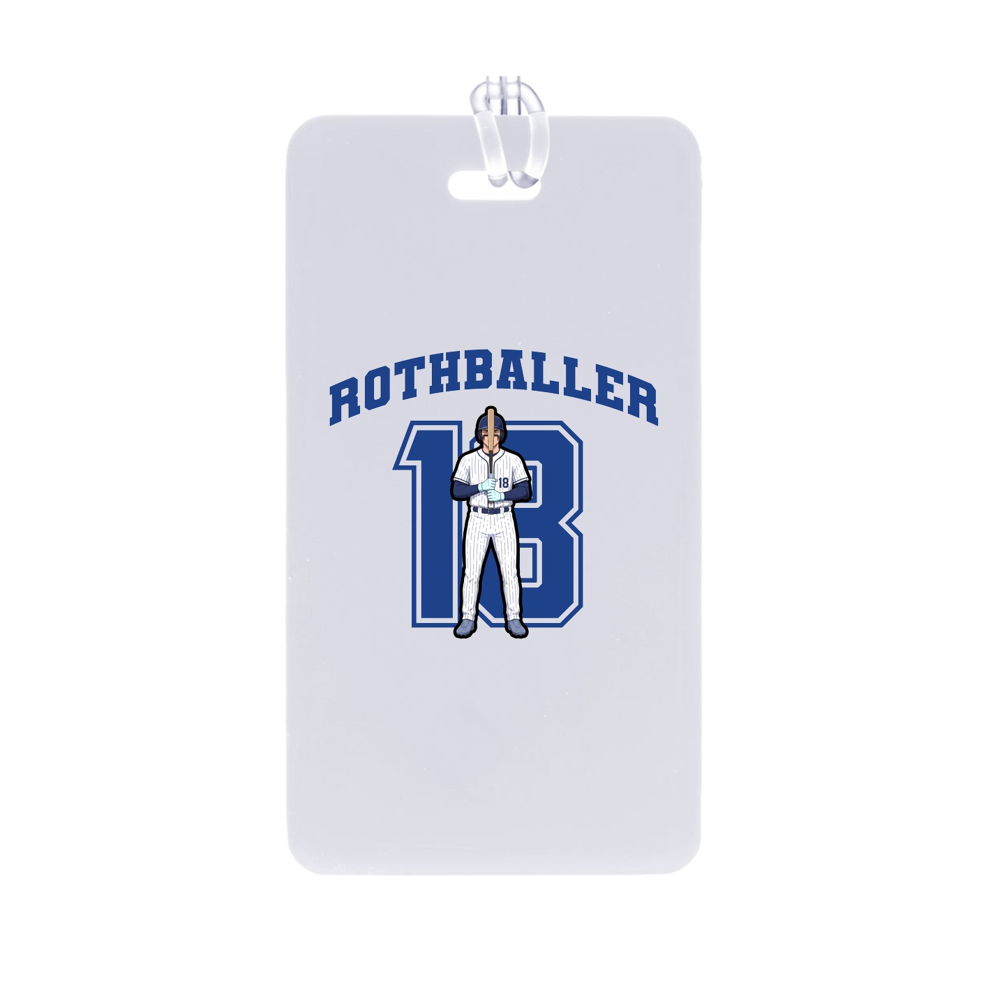 Bag Tag — Number in Classic
