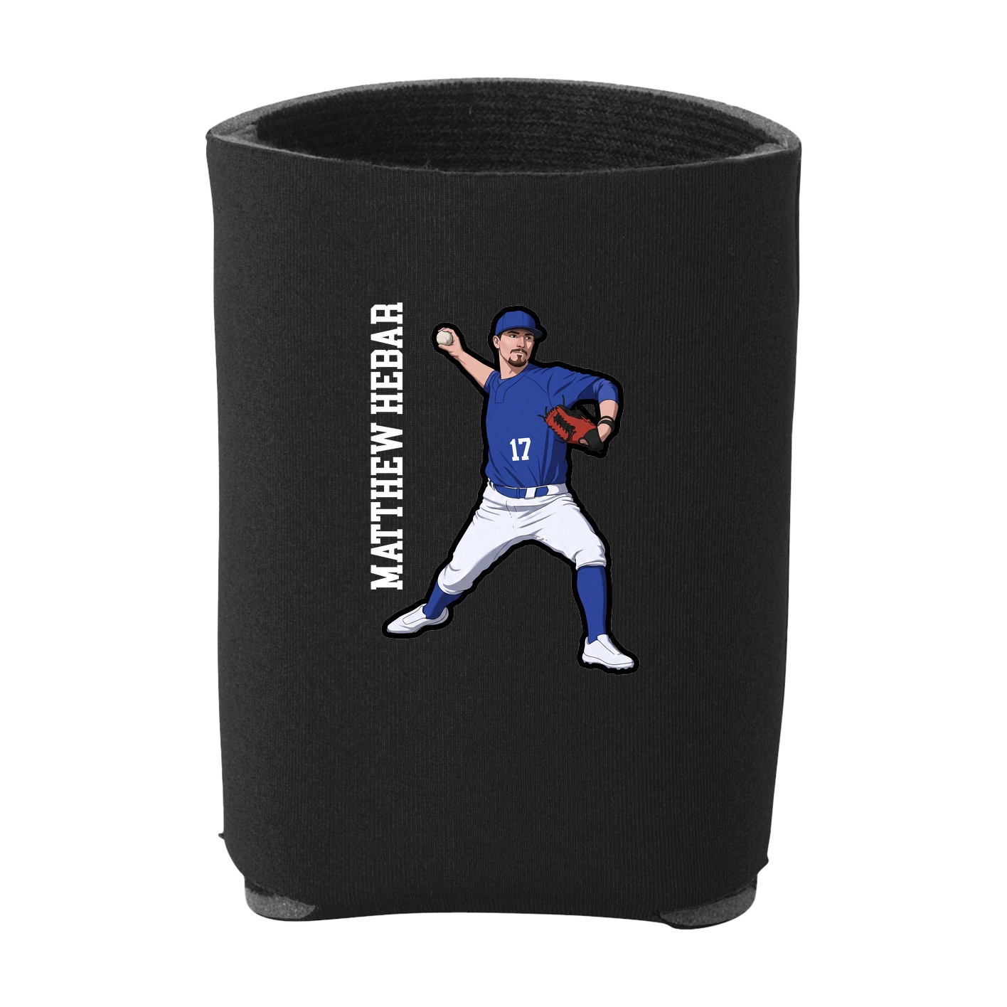 Can Holder — Name Vertical in Black