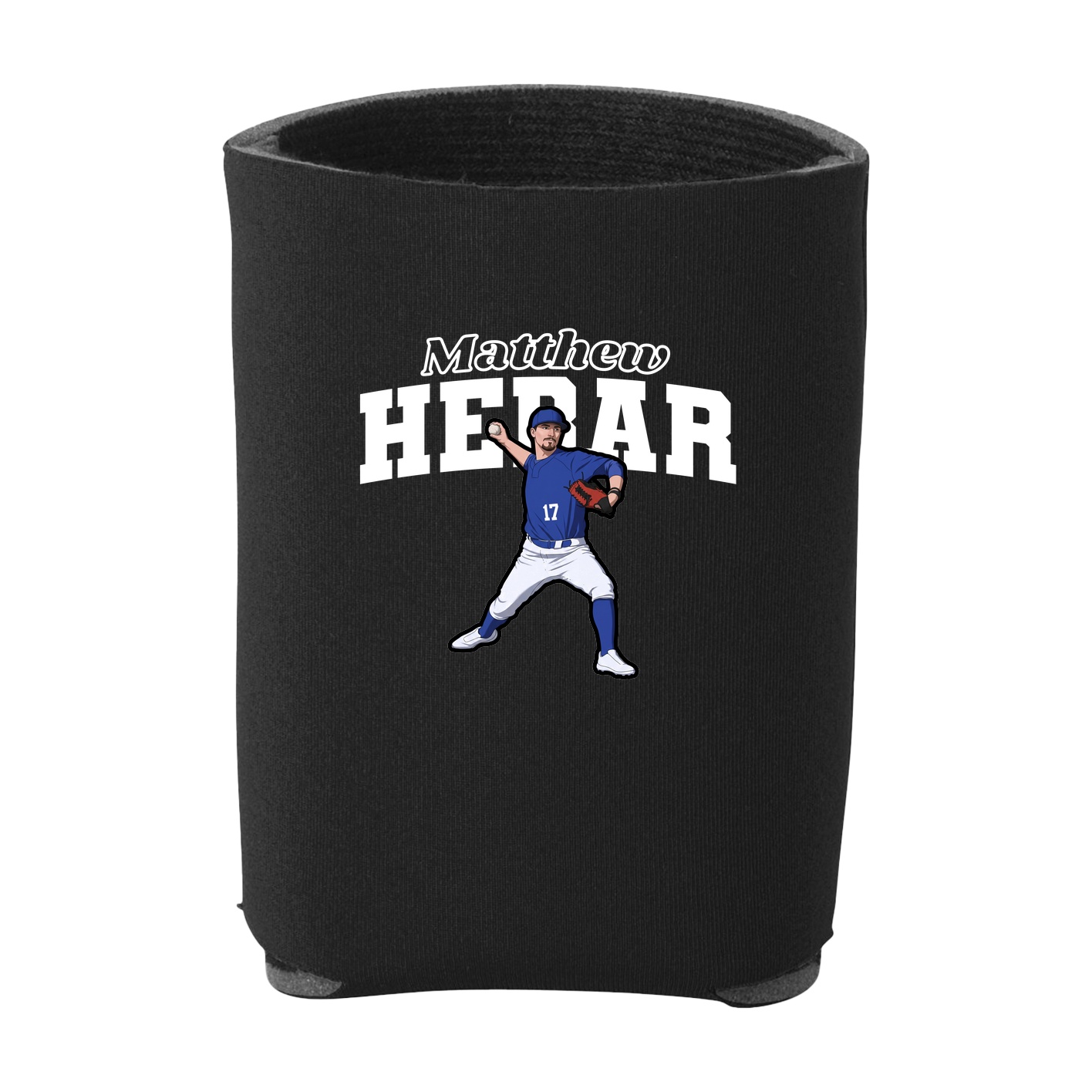 Can Holder — Name Arch in Black