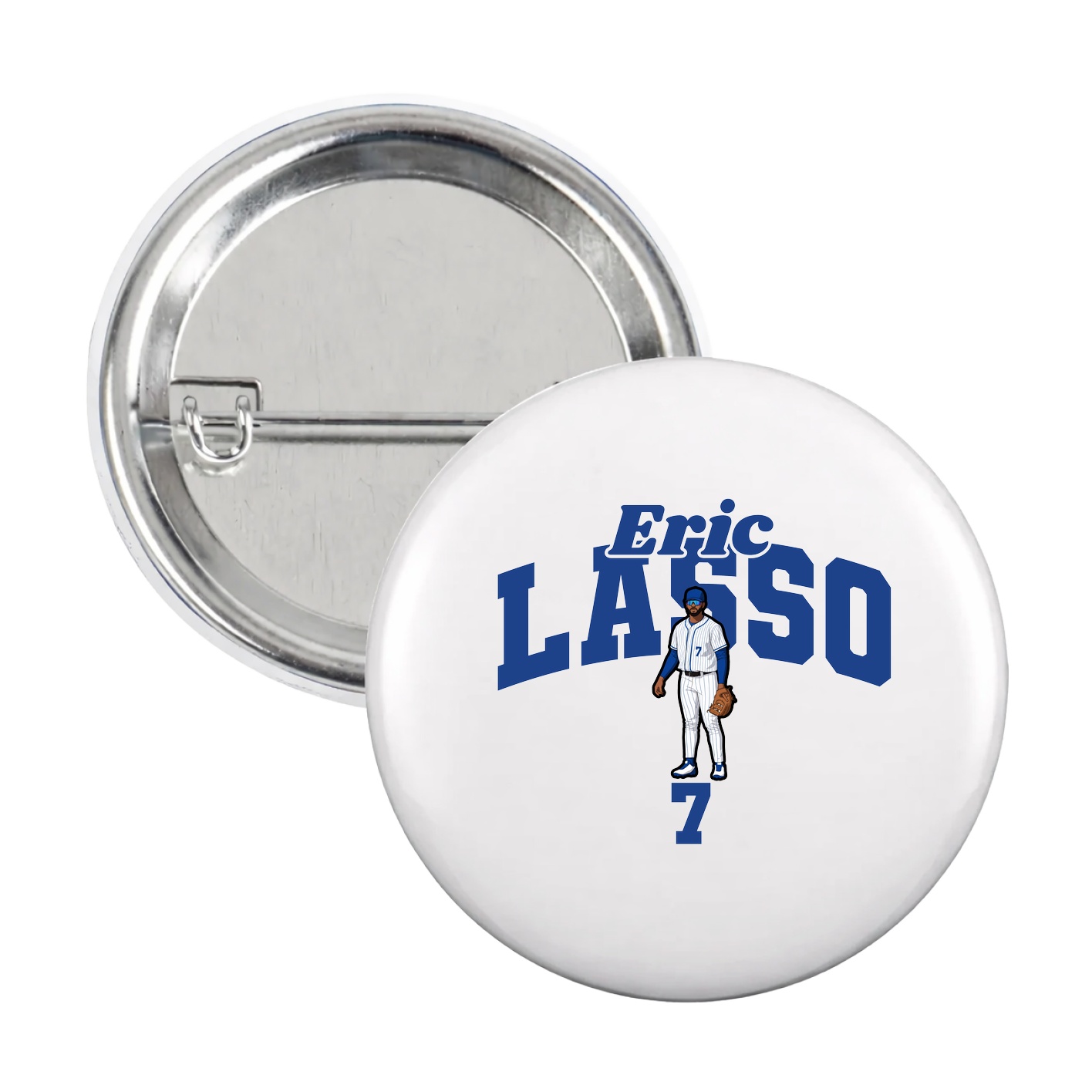 Game Day Button — Signature Arch in White